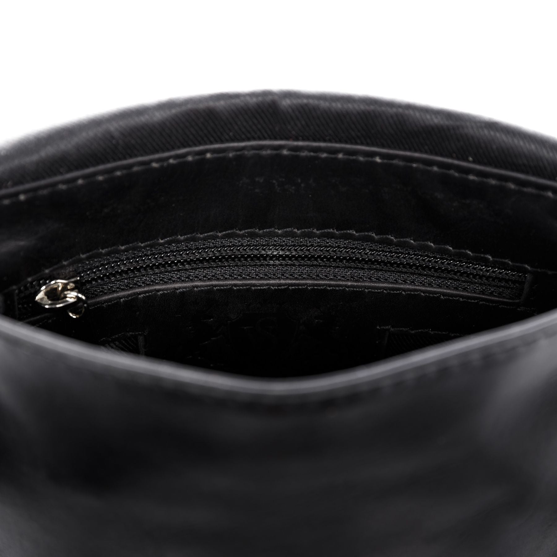 SID & VAIN Umhängetasche Leder klein BRIGHTON schwarz 9367