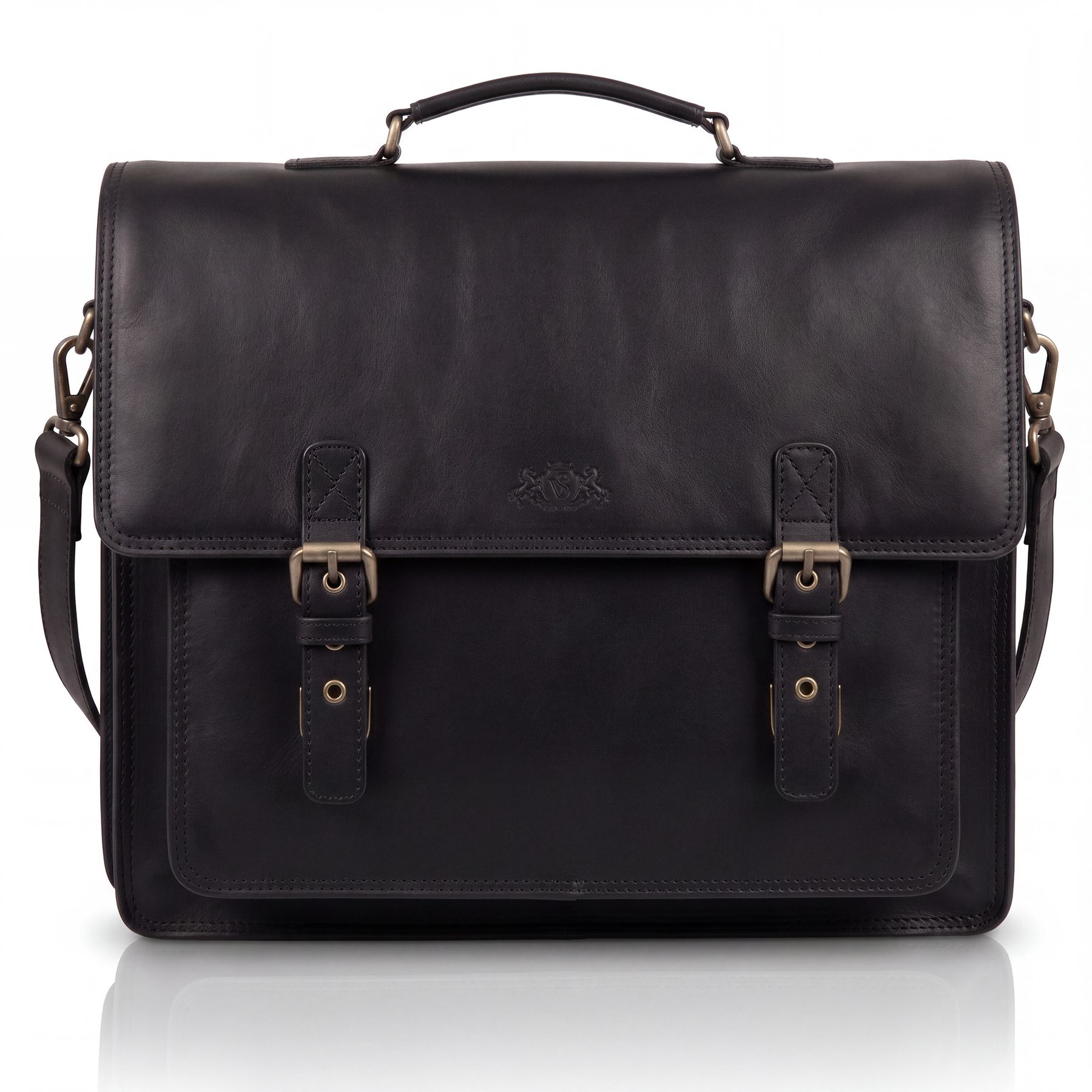 Lehrertasche Leder braun 15" ASHTON