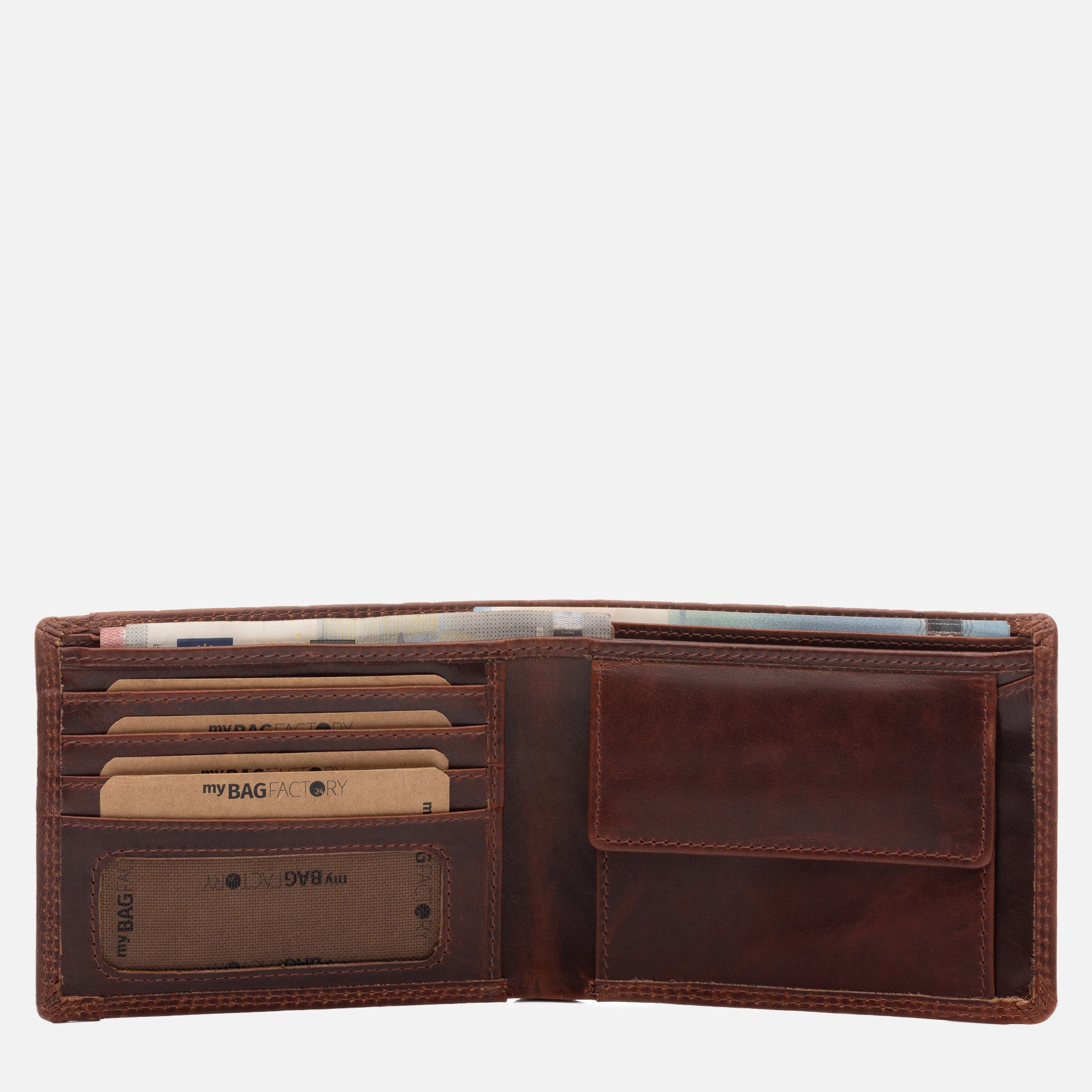Geldbeutel JACOB Leder cognac