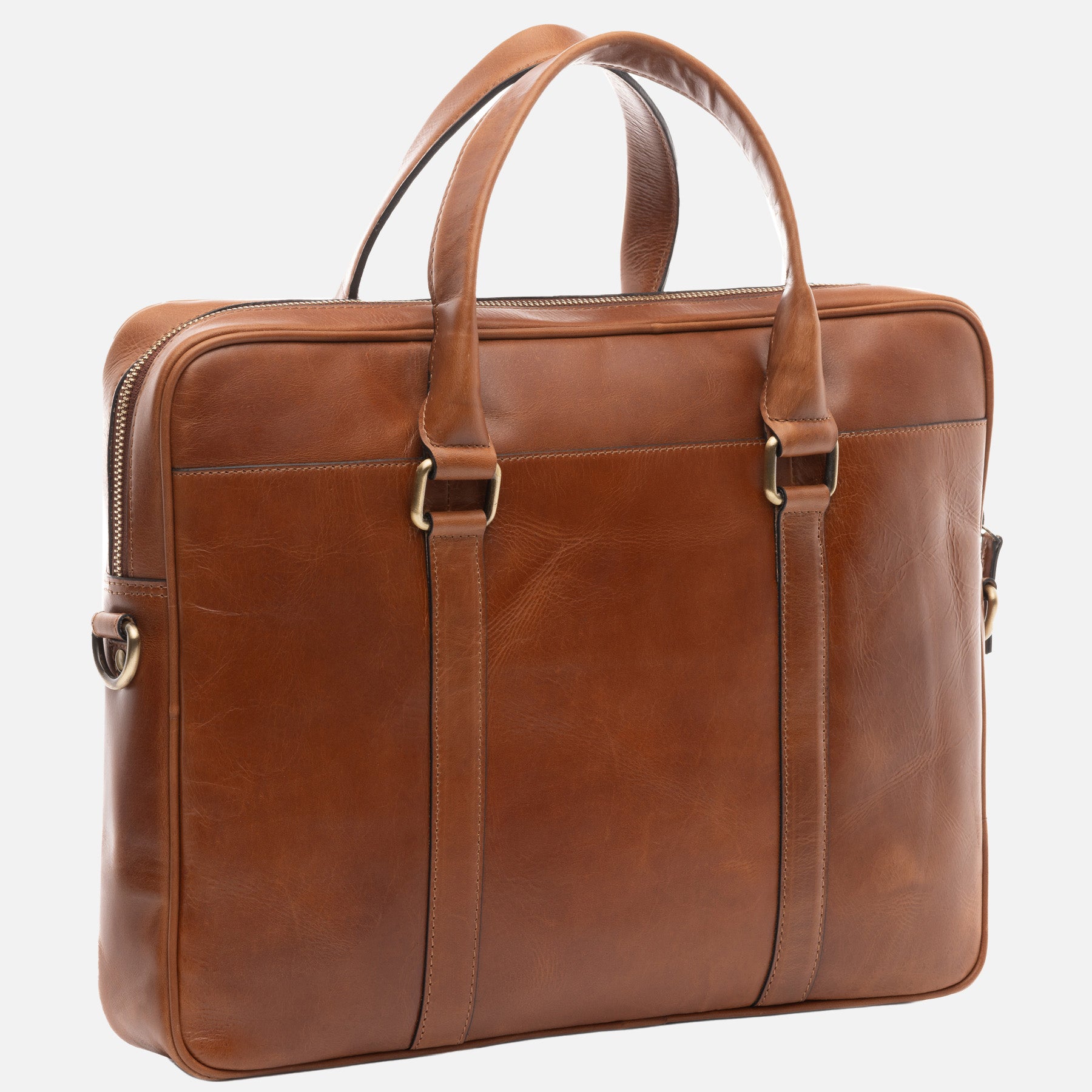 Laptoptasche BRADY Natur-Leder hellbraun