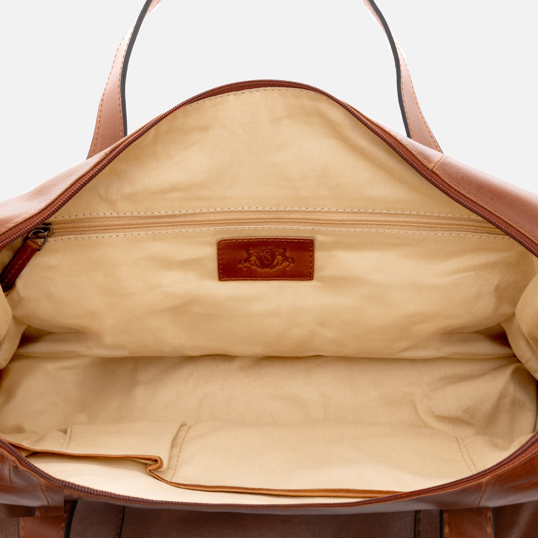 Weekender AUBURN Natur-Leder