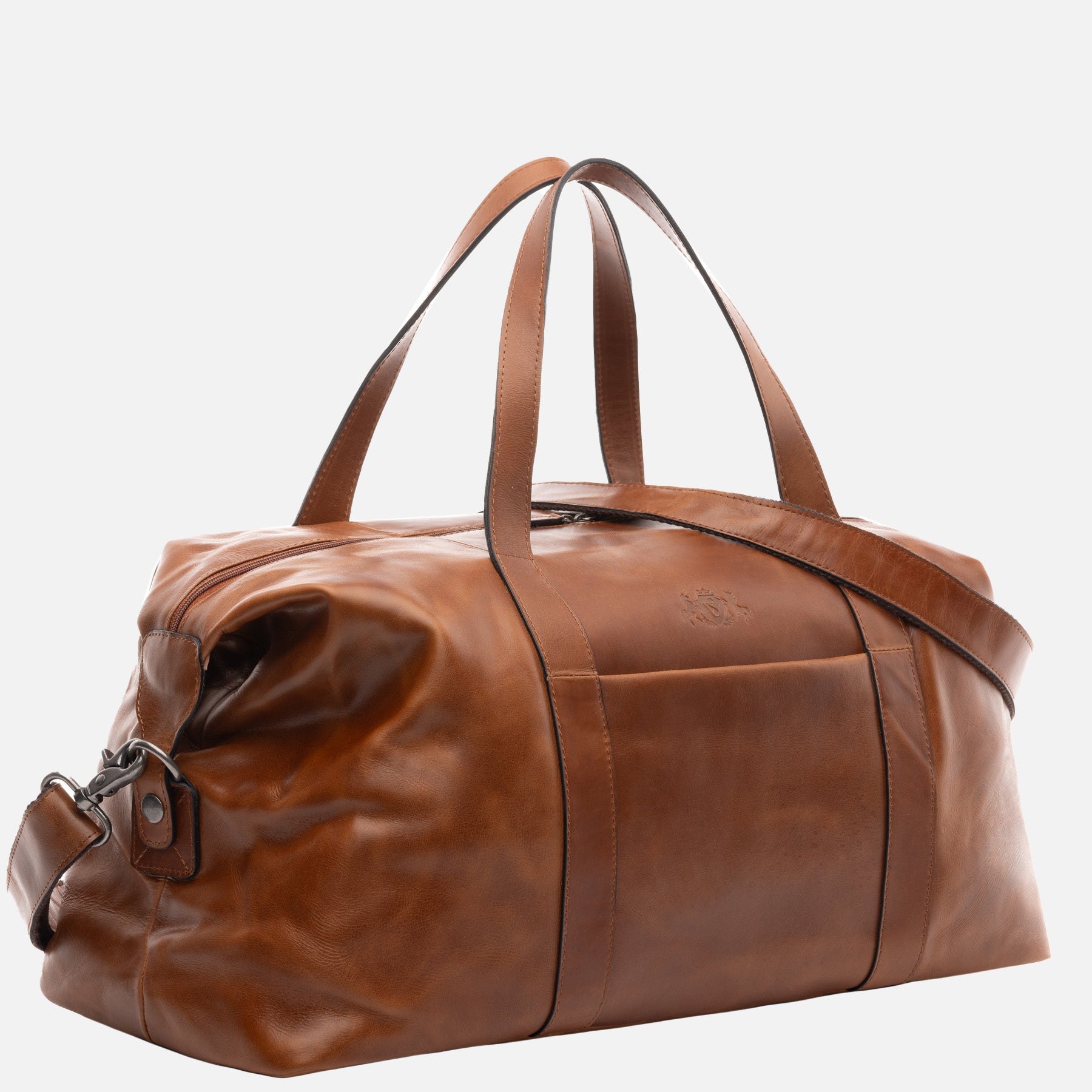 Weekender AUBURN Natur-Leder