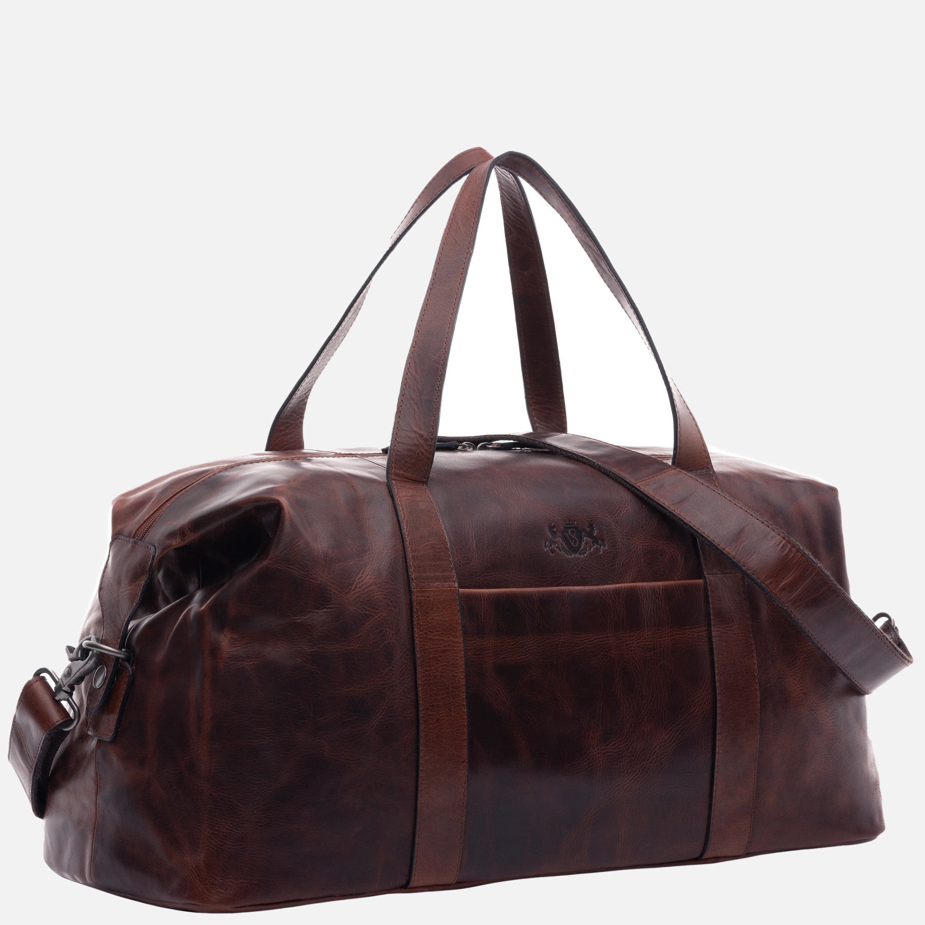 Weekender AUBURN Natur-Leder