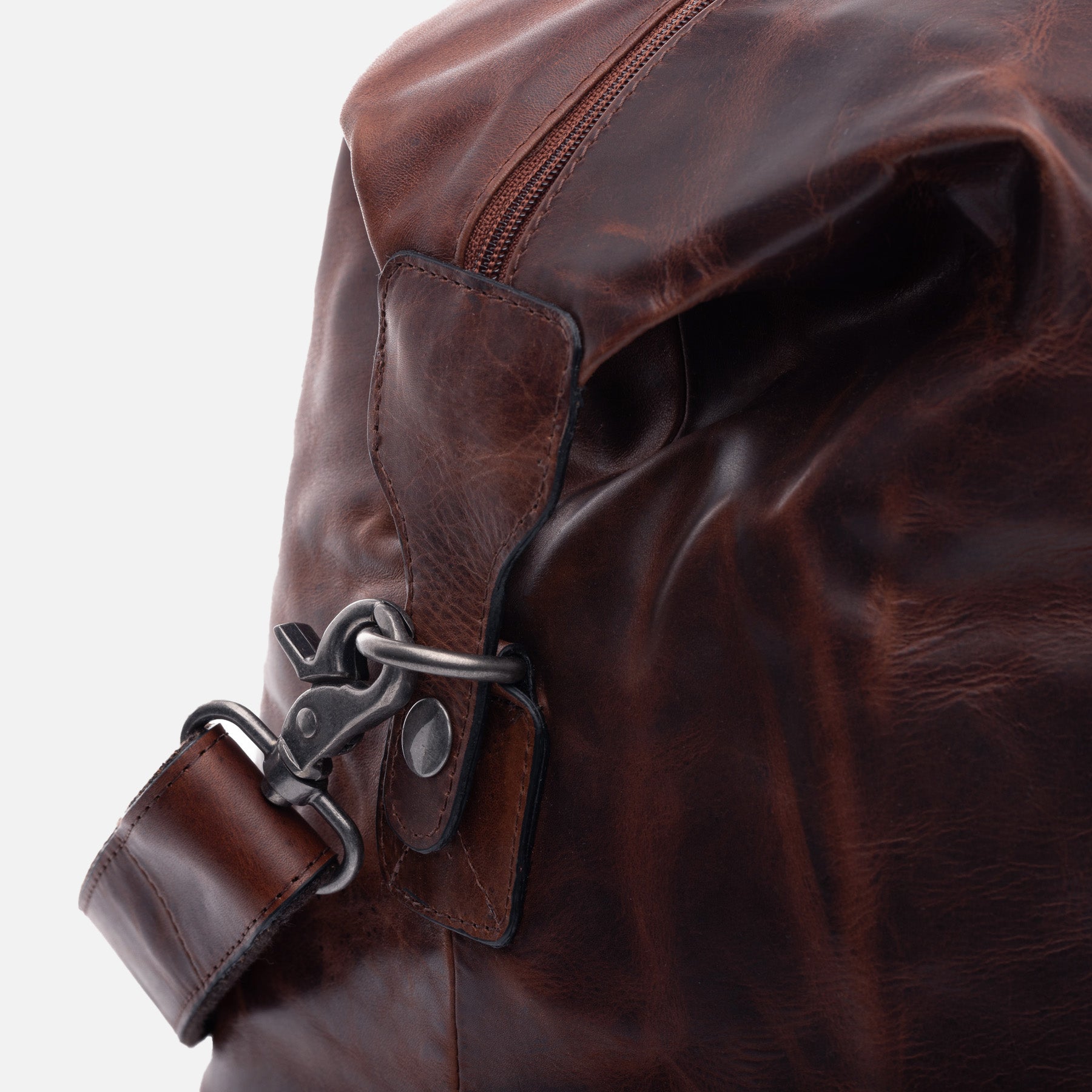 Weekender AUBURN Natur-Leder