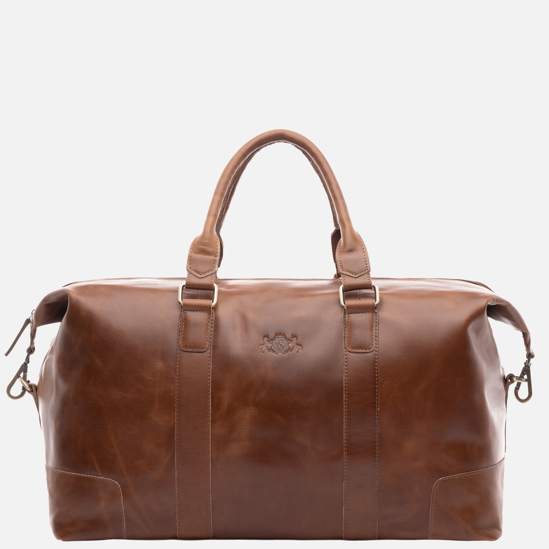 Weekender JEREMY Natur-Leder braun