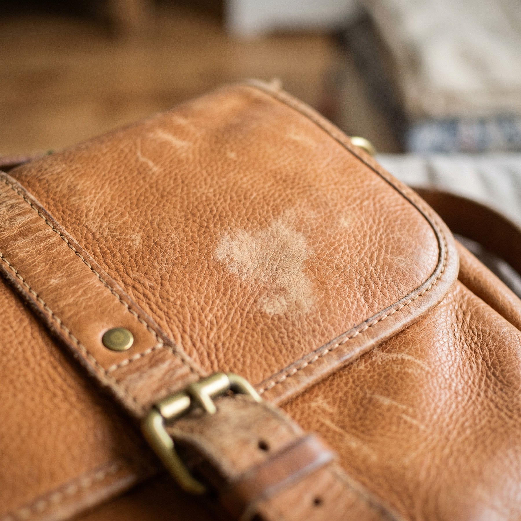 Verfärbungen Bild Ledertasche