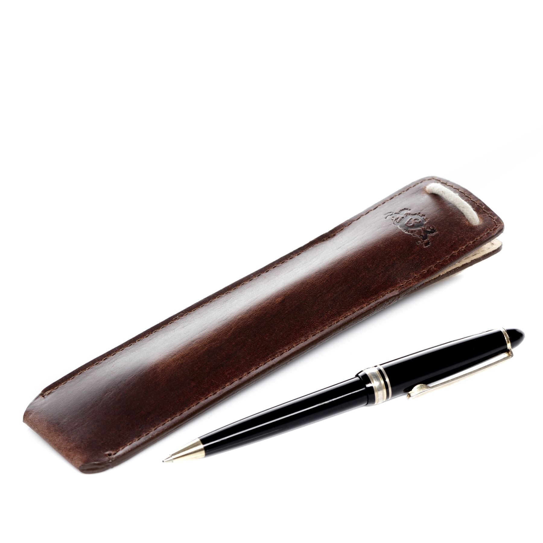 SID & VAIN Stifteetui klein TONY braun-cognac 21796