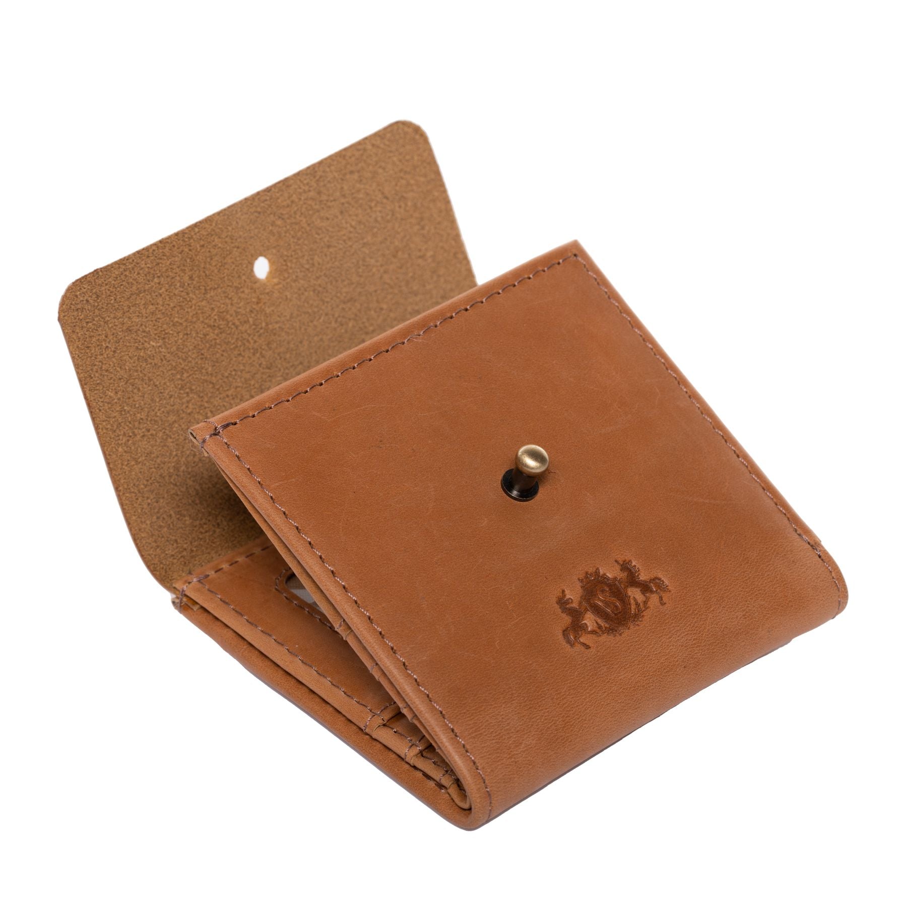 SID & VAIN Damen Geldbeutel Leder klein ELSA natural-light-tan 34651