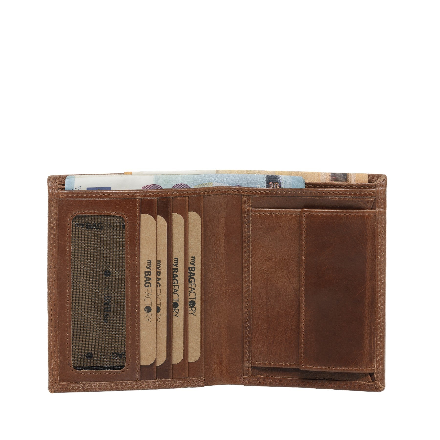 SID & VAIN Geldbeutel Leder - NorthSouth - JACK light-brown 32861