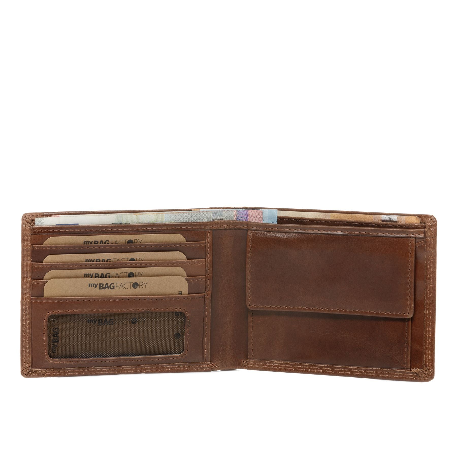 SID & VAIN Geldbeutel Leder Karten JACOB light-tan 31772