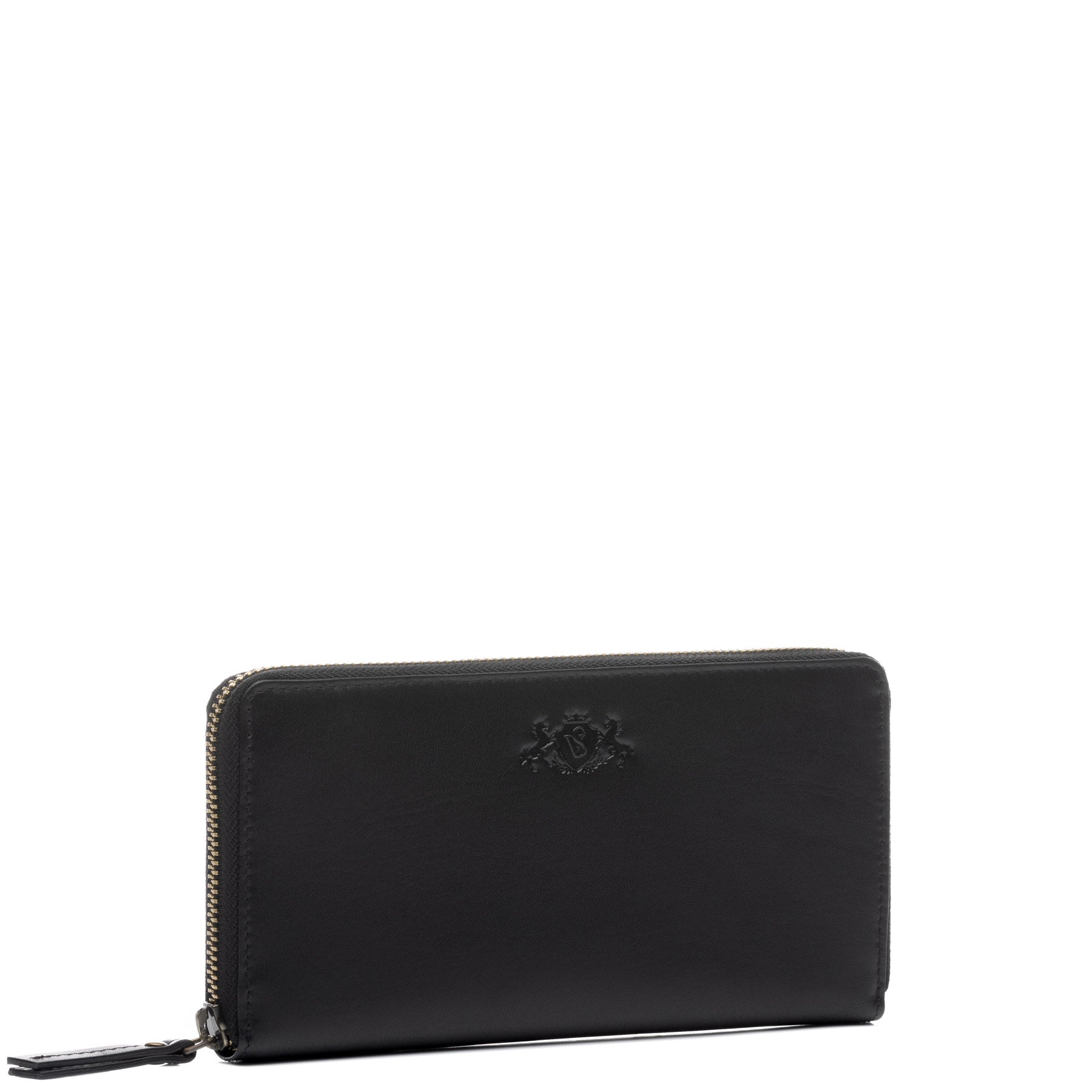 SID & VAIN Geldboerse Leder JERSEY schwarz braun Geldbeutel 39061