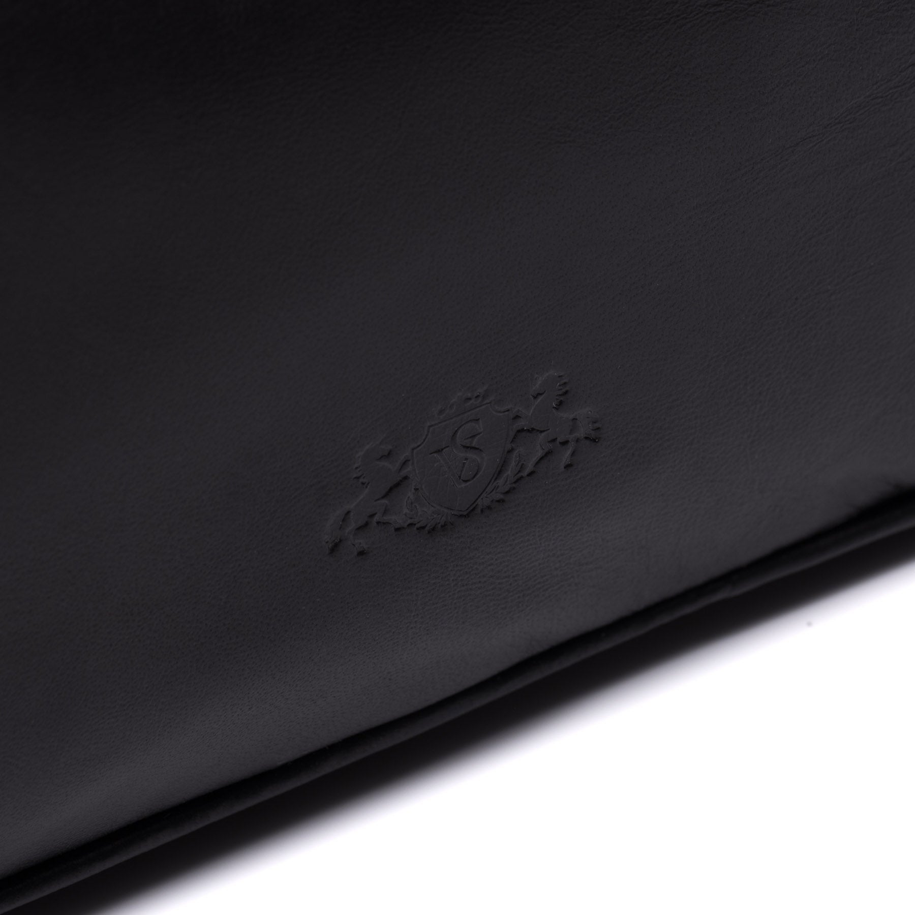 Beuteltasche DAISY Glattleder schwarz