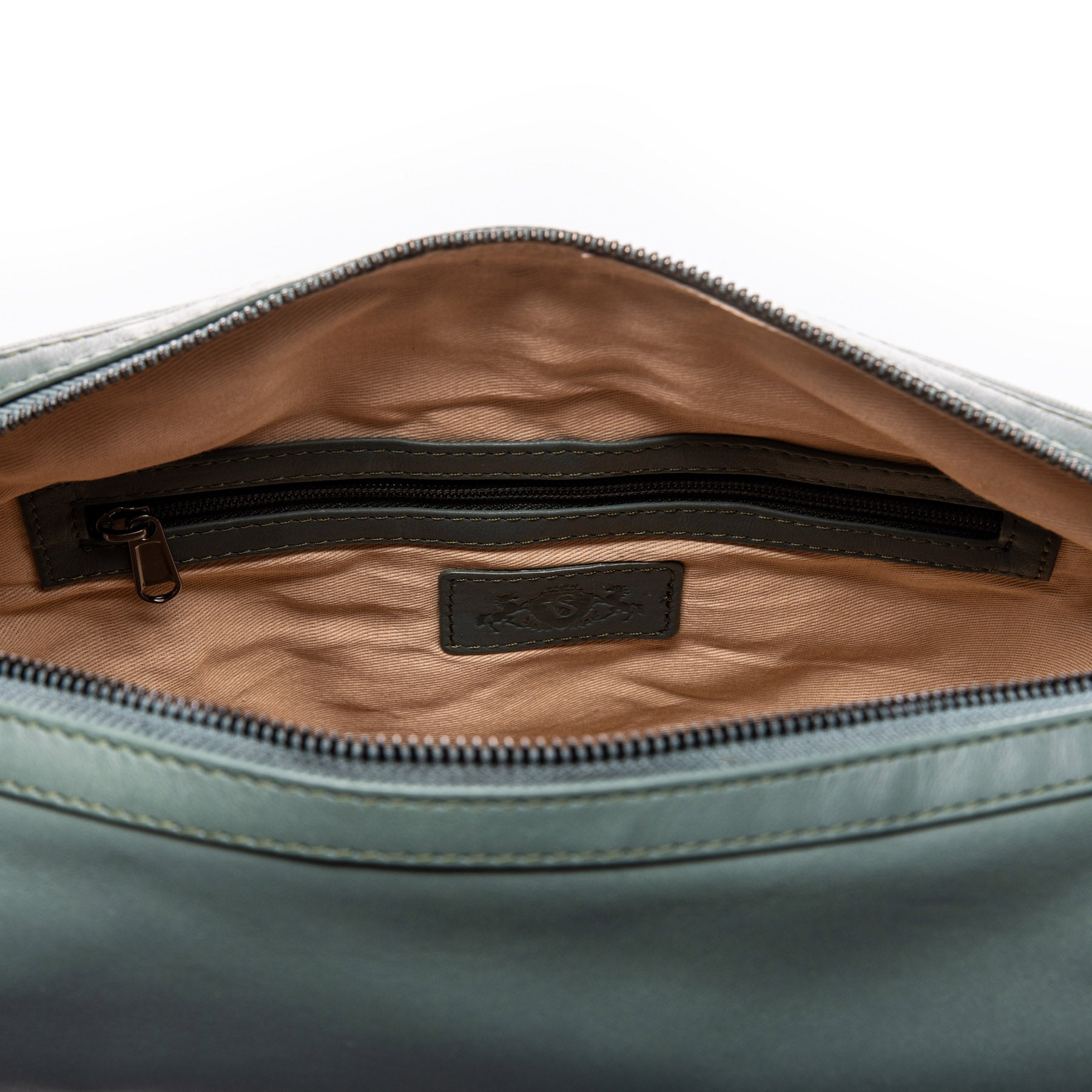 Beuteltasche DAISY Glattleder schwarz