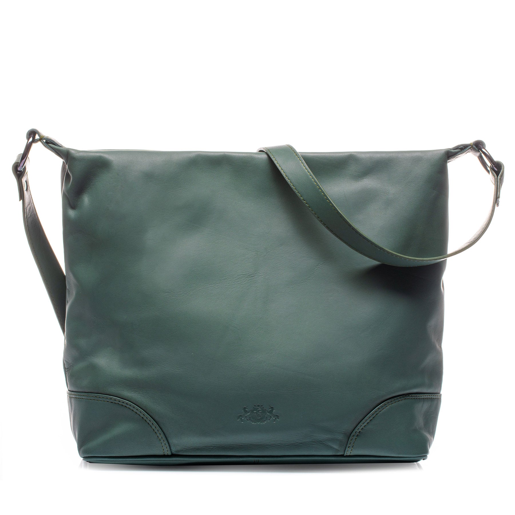 Beuteltasche DAISY Glattleder schwarz