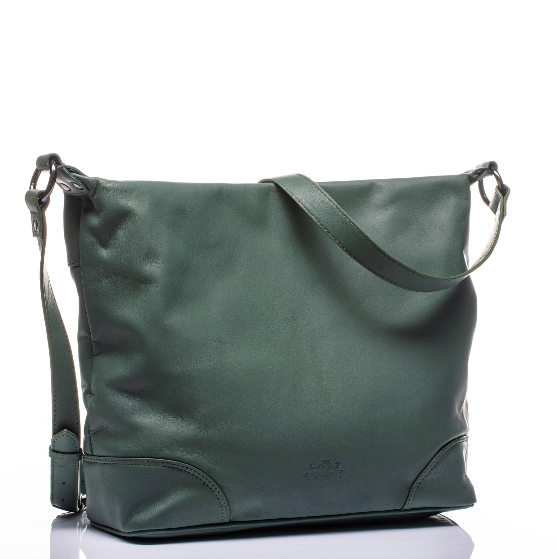 Beuteltasche DAISY Glattleder schwarz