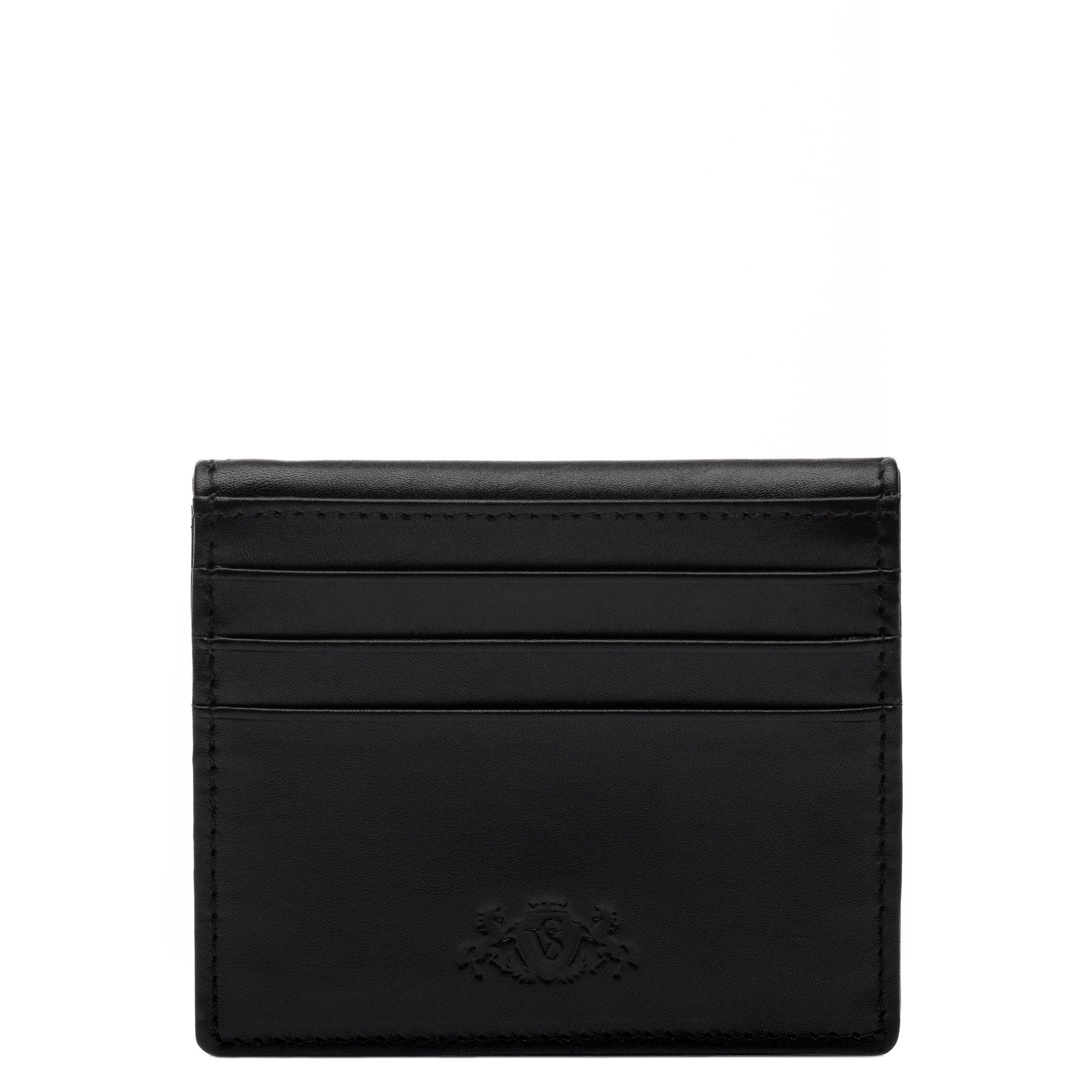 SID & VAIN Kartenetui Leder EARNEST braun hellbraun schwarz 39017 #farbe_schwarz