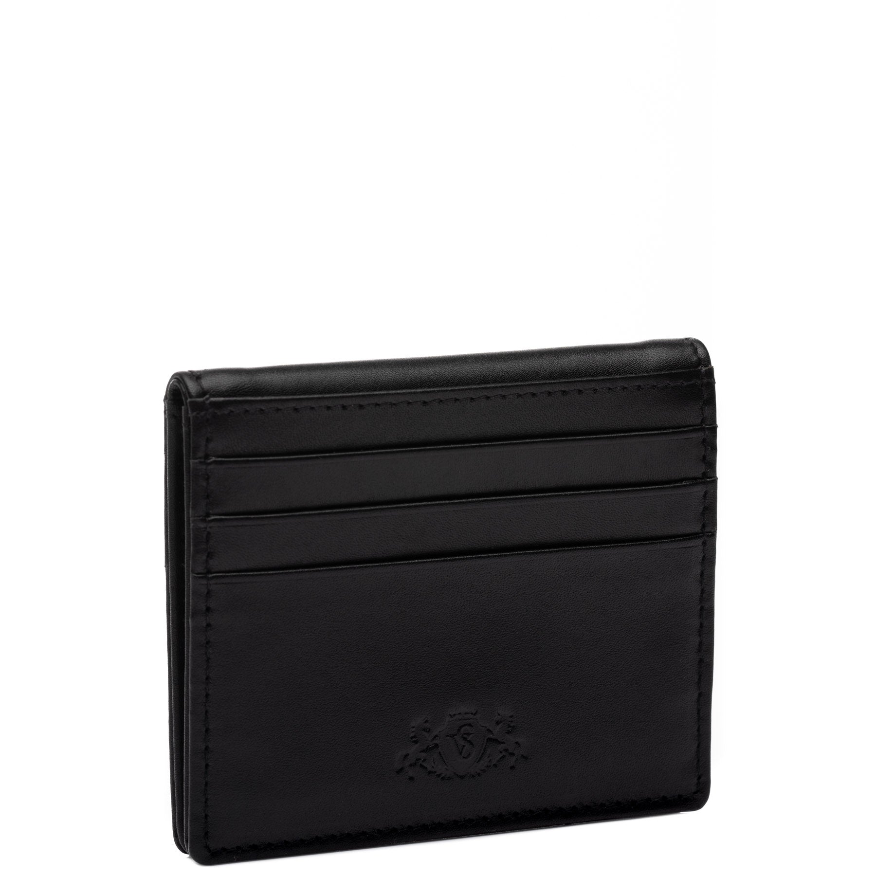 SID & VAIN Kartenetui Leder EARNEST braun hellbraun schwarz 39018 #farbe_schwarz