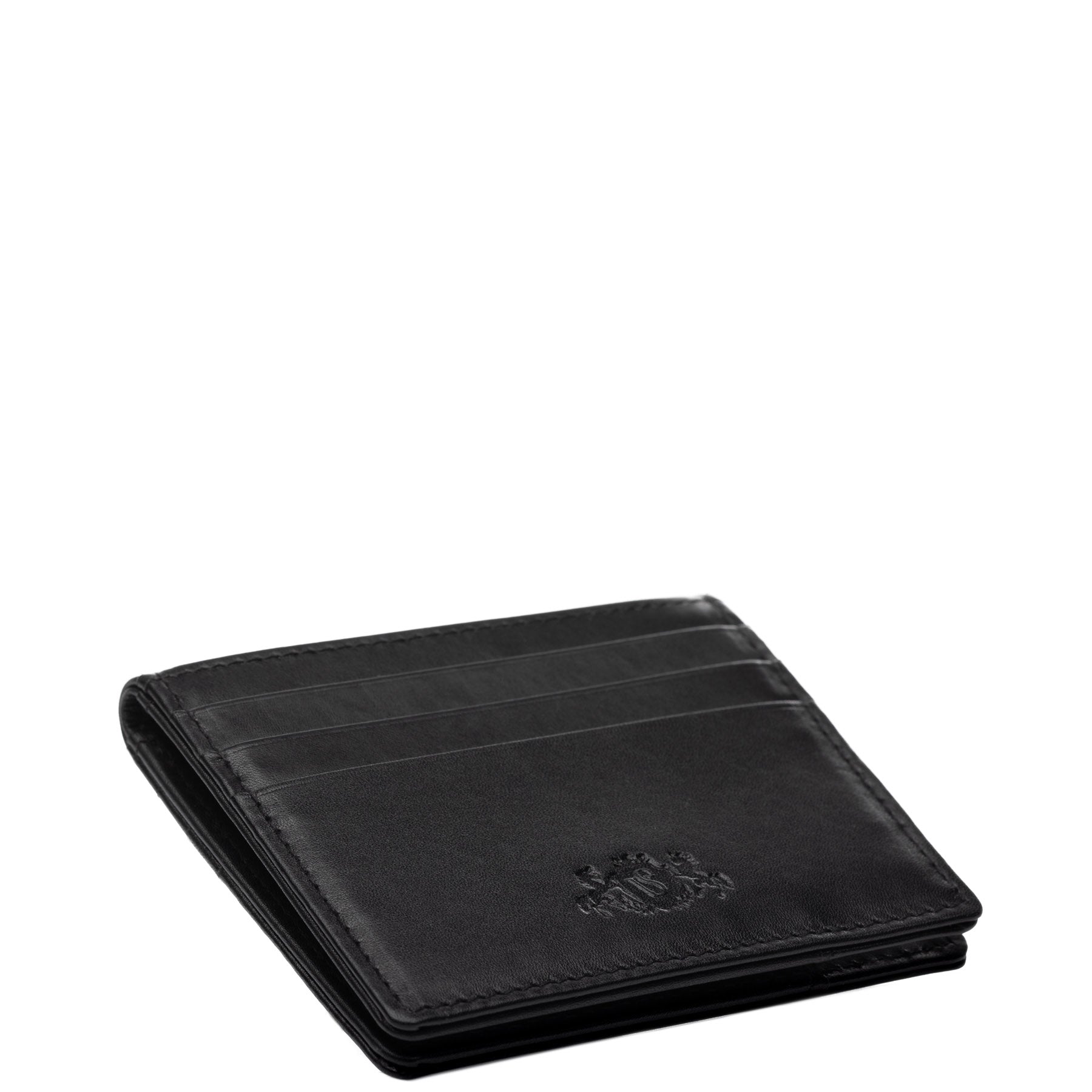 Card case EARNEST natural leather brown-cognac