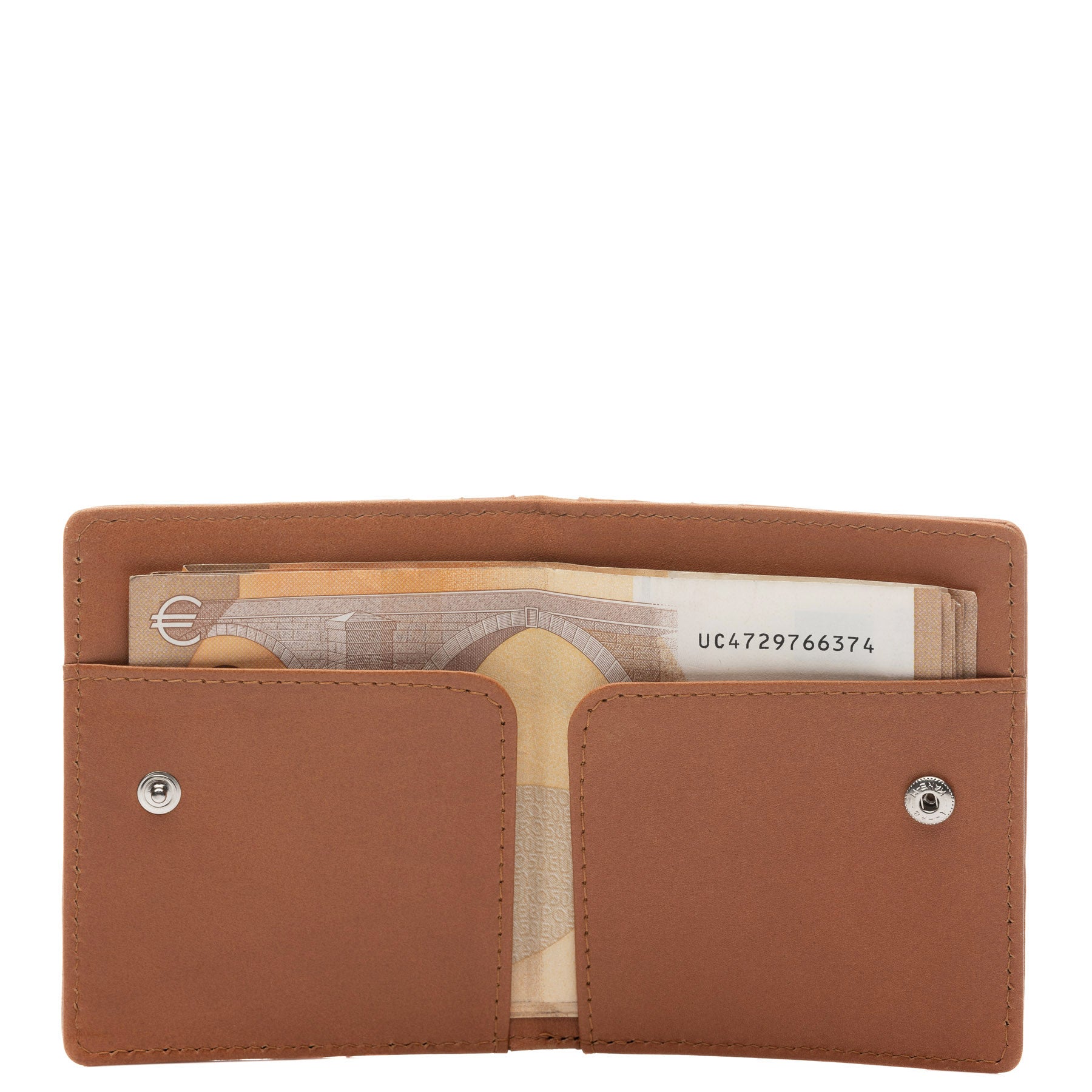 SID & VAIN Kartenetui Leder EARNEST braun hellbraun schwarz 39034 #farbe_tan