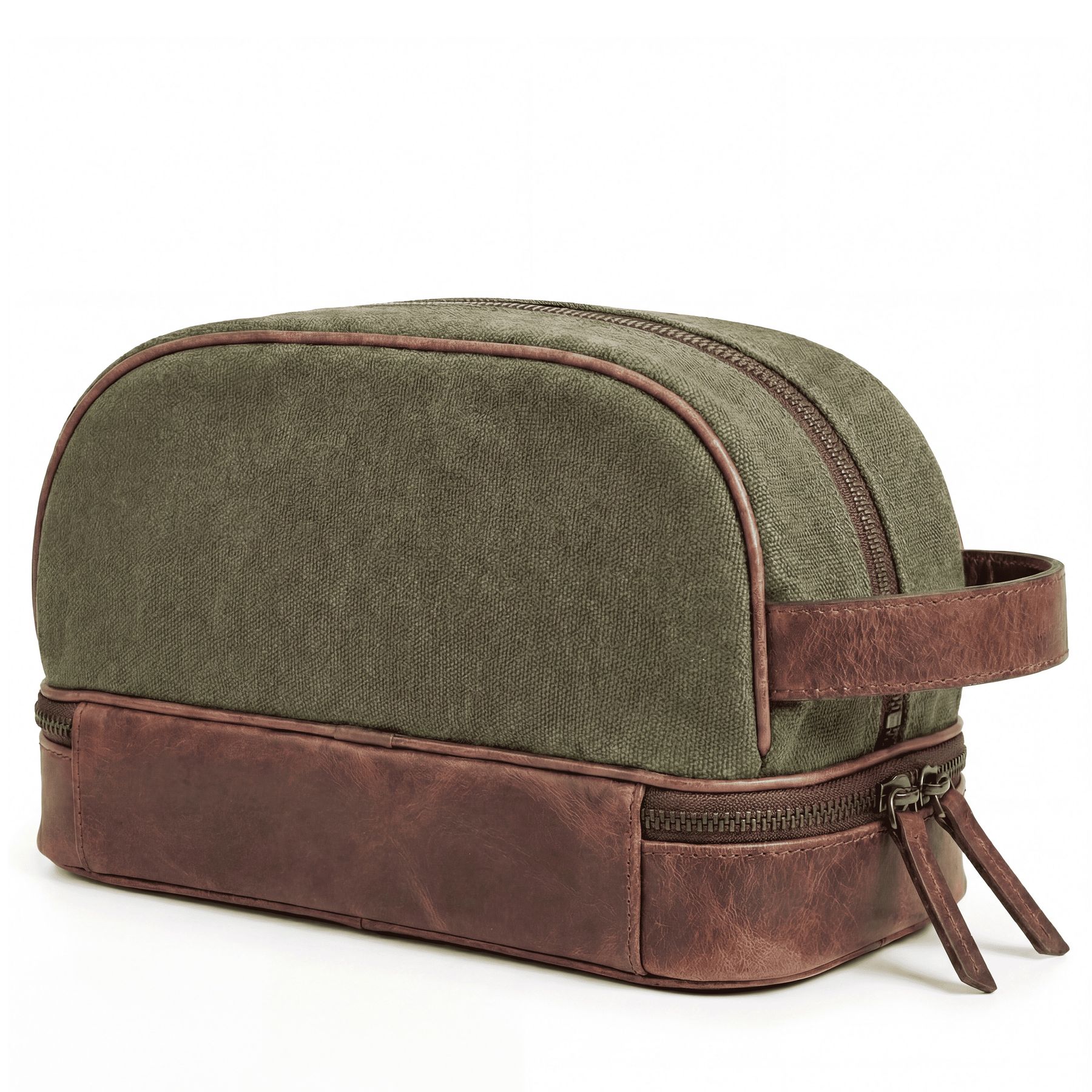 6050-SID & VAIN wash - M - H-92 - CARTER olive-brown CANVAS-PULL-UP-feature