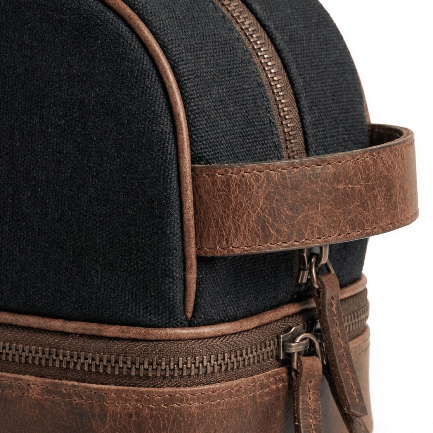 6495-SID & VAIN wash - M - H-92 - CARTER black-brown CANVAS-PULL-UP-Detail-2