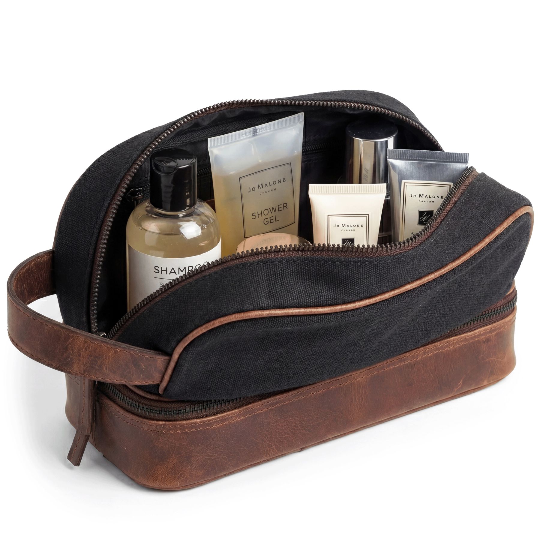 6495-SID & VAIN wash - M - H-92 - CARTER black-brown CANVAS-PULL-UP-Detail-1