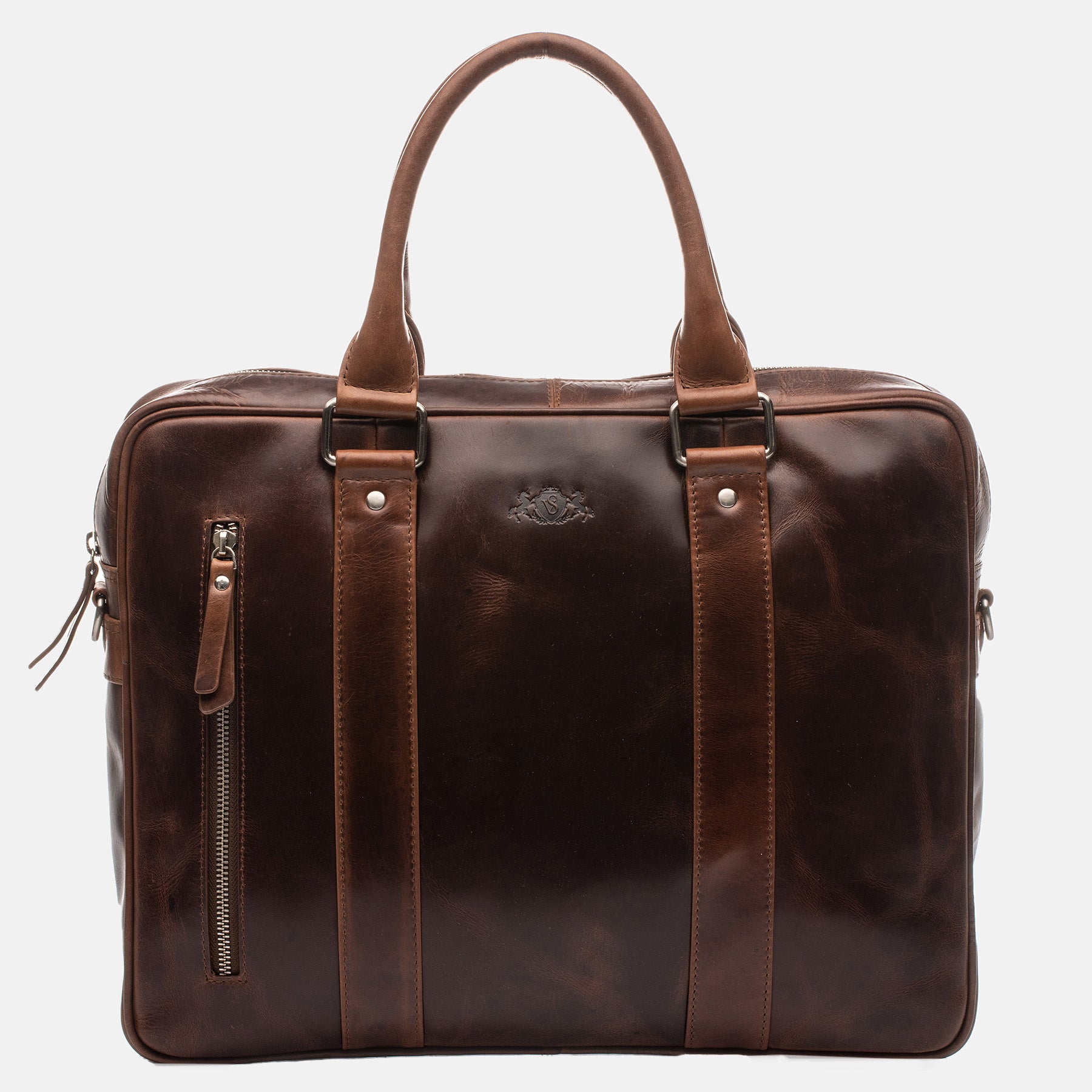Laptoptasche STOKED Natur-Leder braun