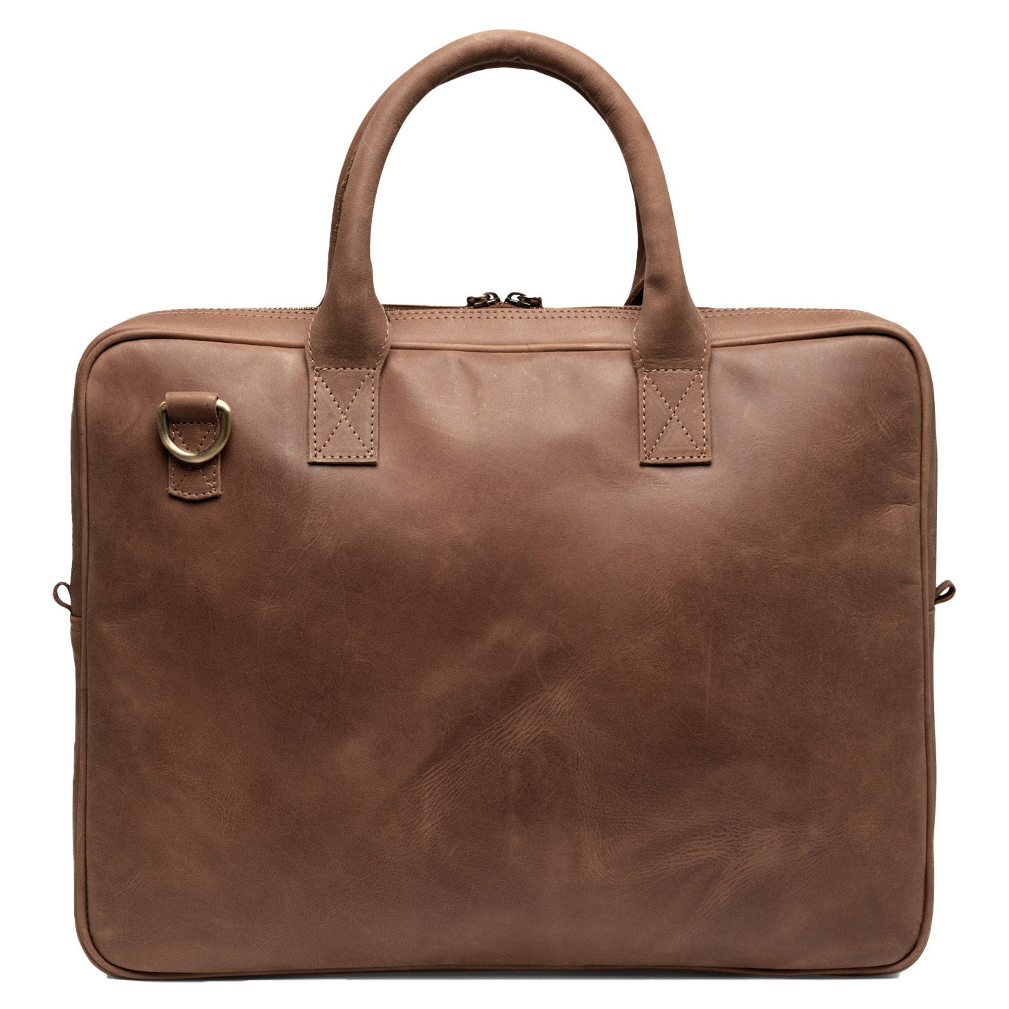 Laptoptasche ADEN Natur-Leder braun