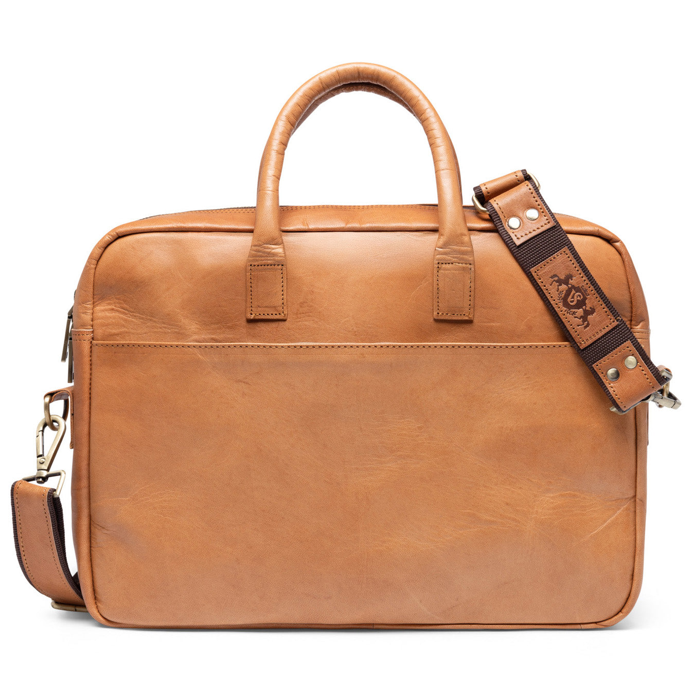 Laptoptasche CEDAR Naturleder hellbraun