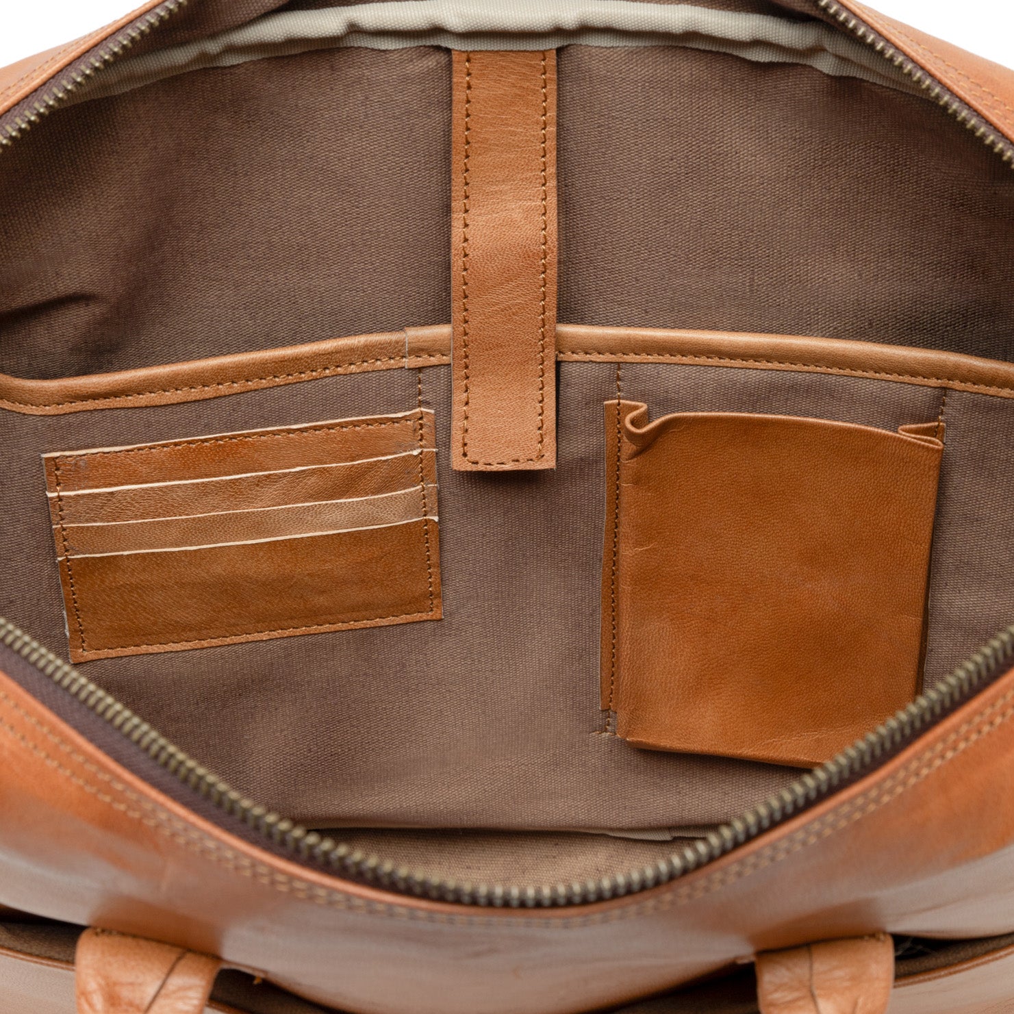 Laptoptasche CEDAR Naturleder hellbraun