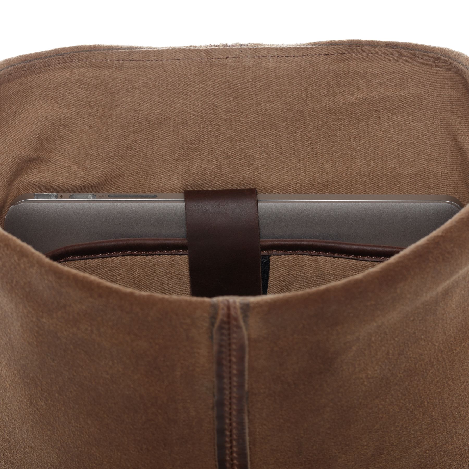 SID & VAIN Rucksack Leder XXL CLAY dark-brown 20799