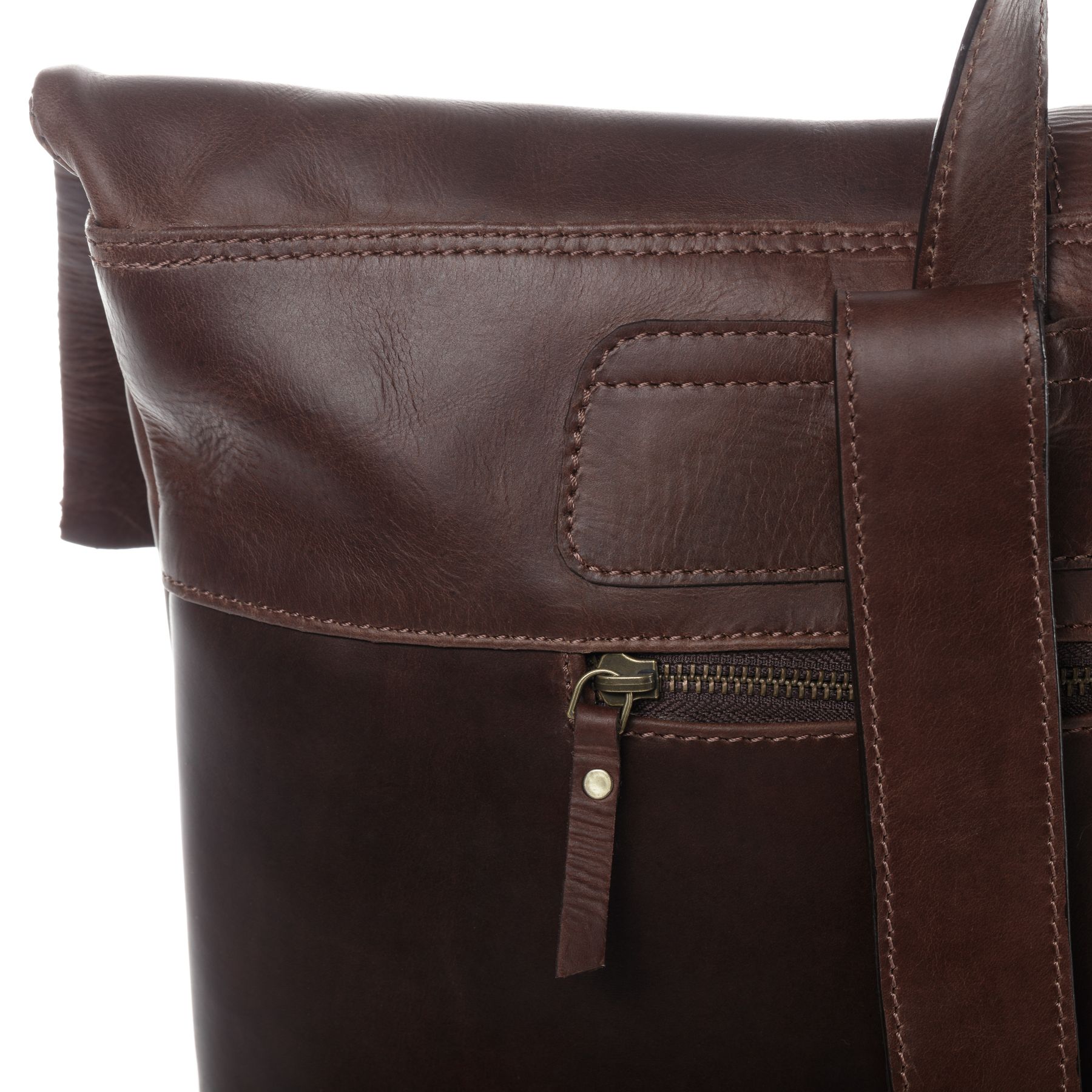SID & VAIN Rucksack Leder XXL CLAY dark-brown 20802