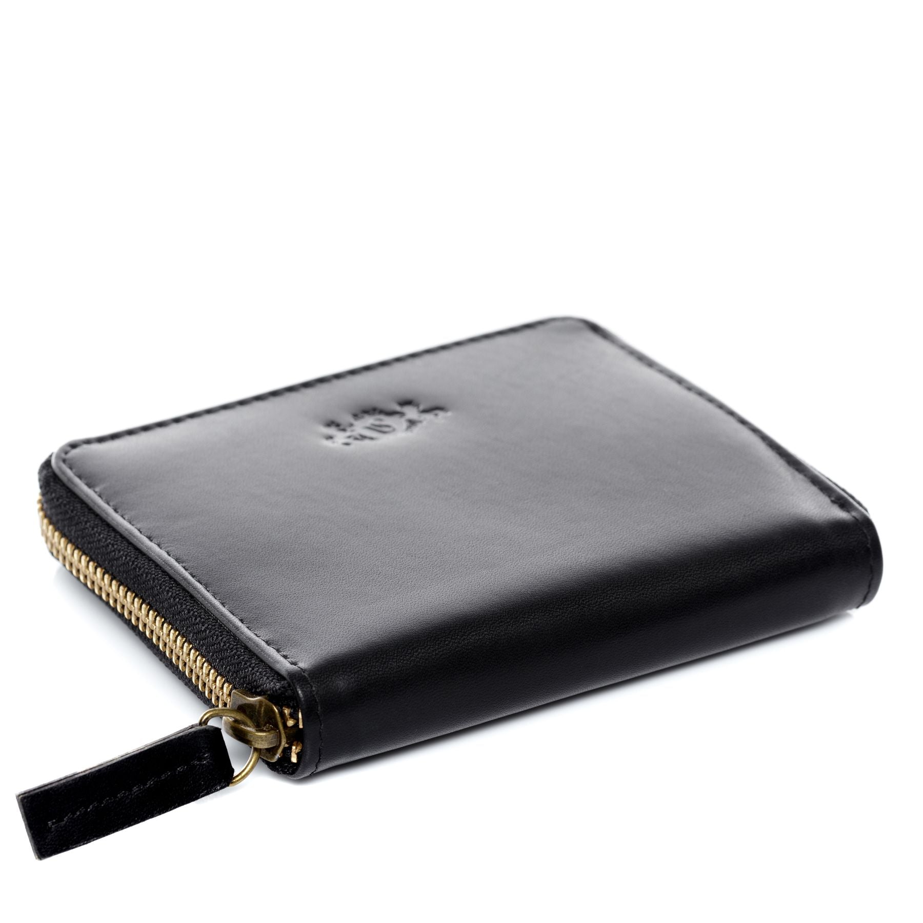 SID & VAIN Geldbeutel Zip Leder klein HANNAH schwarz 21835