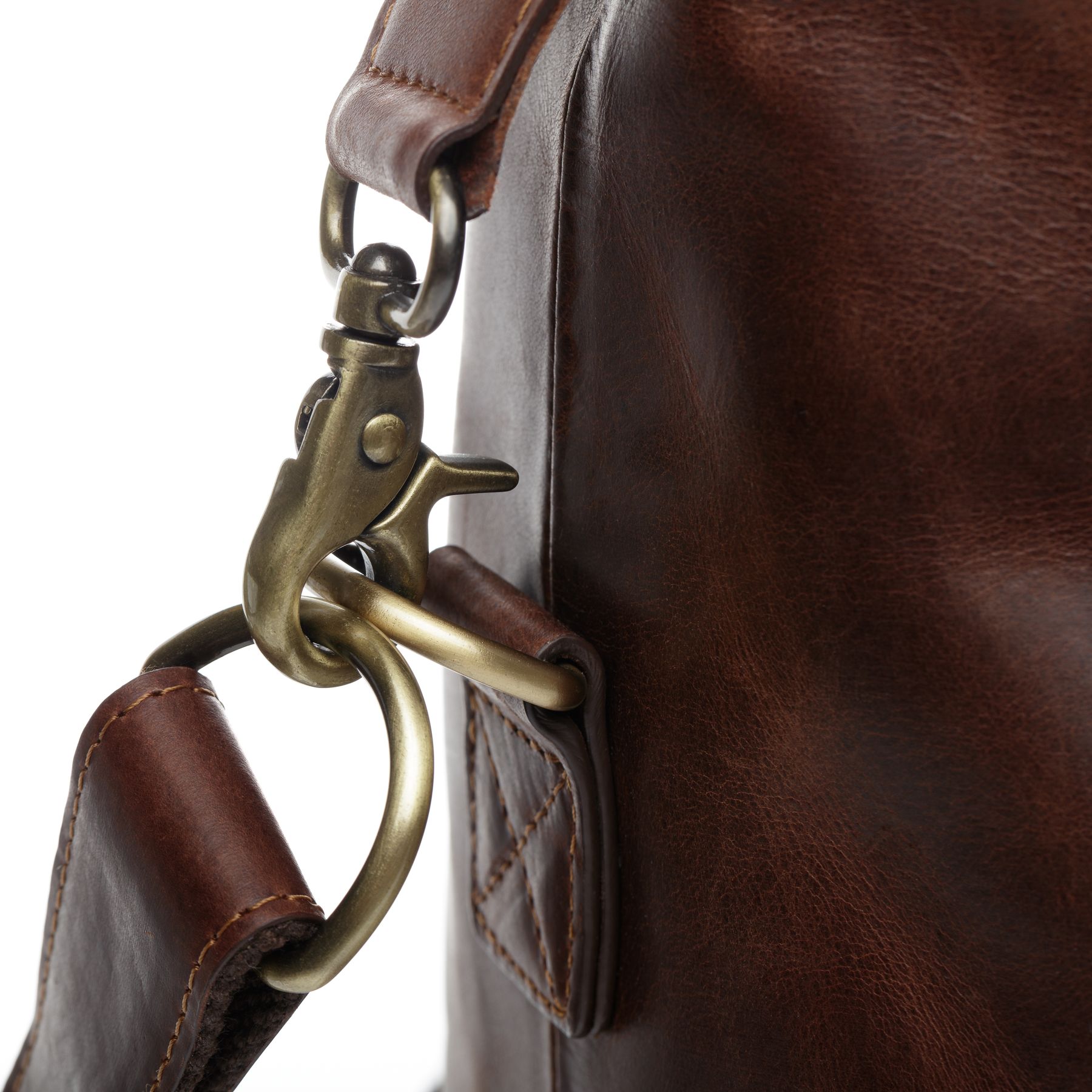 SID & VAIN Reisetasche Leder XL BRIXTON brown 25517