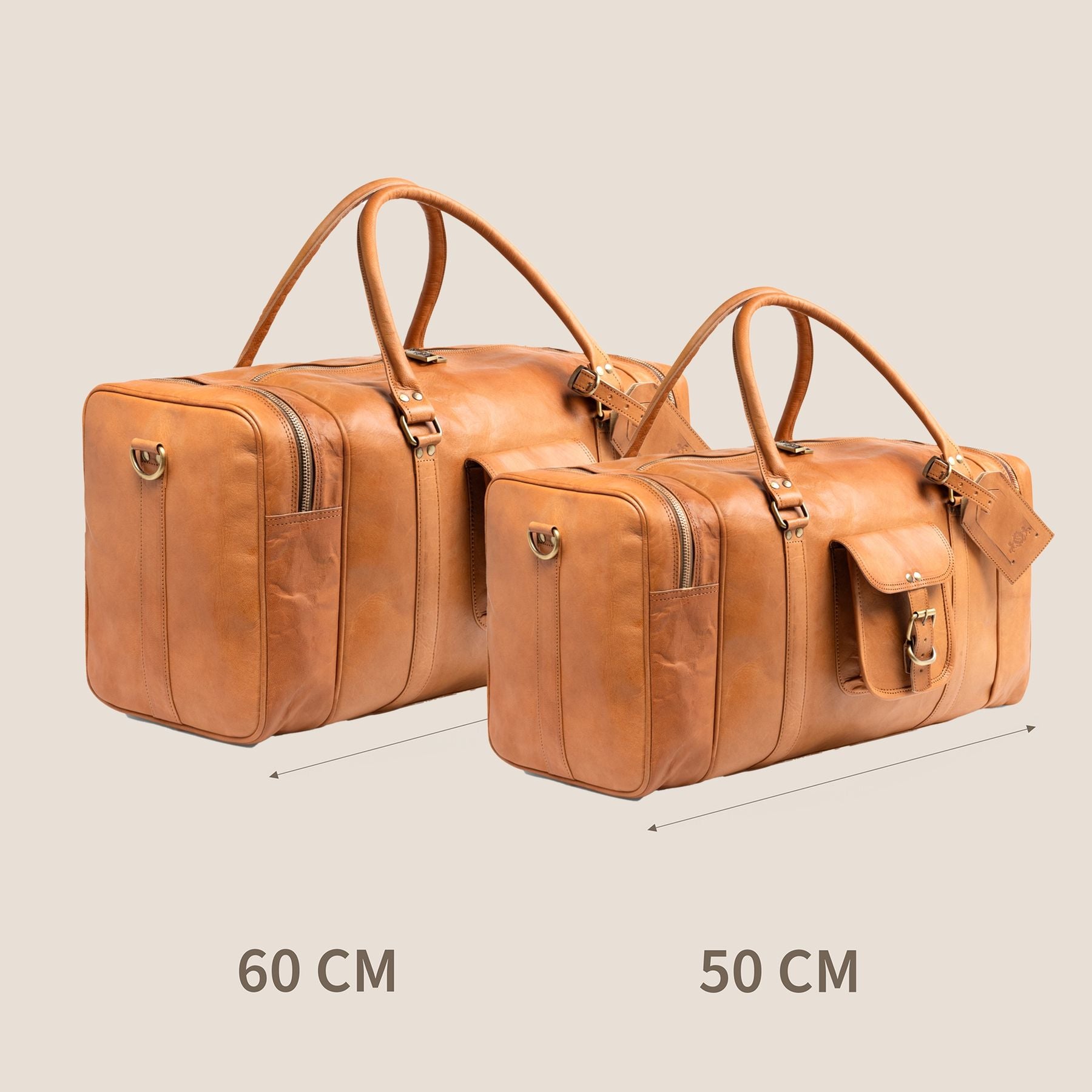 Reisetasche LANDON Naturleder