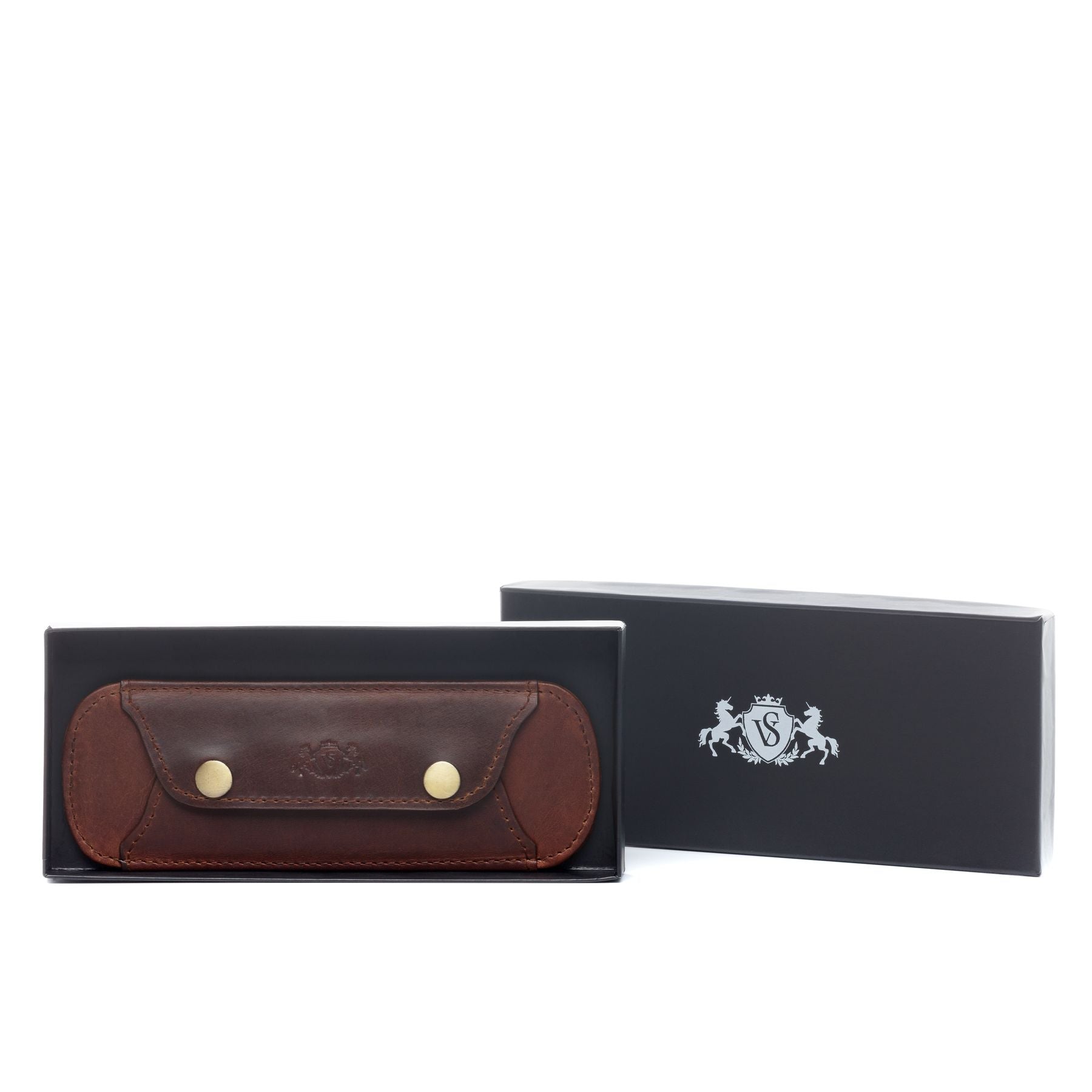 SID & VAIN Schultertasche Leder-patch JEFFY braun-cognac 20007