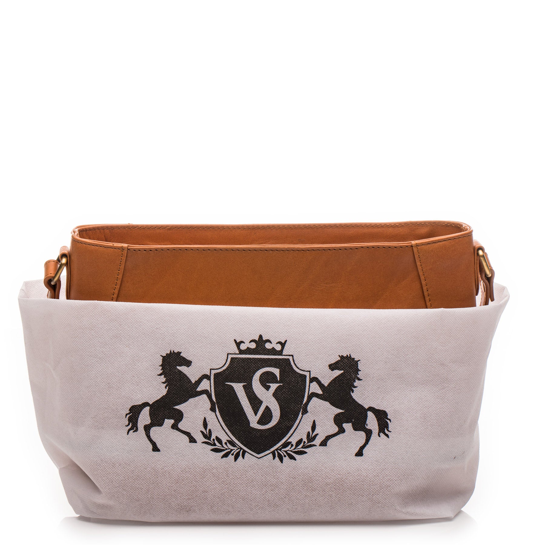 Umhängetasche ORLANDO Naturleder braun-cognac