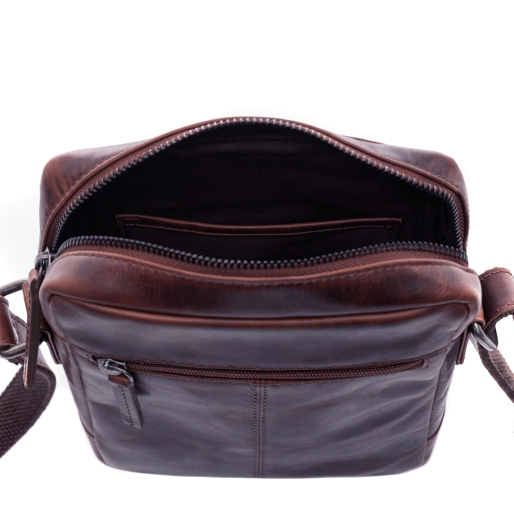 Schultertasche DUBLIN Glattleder