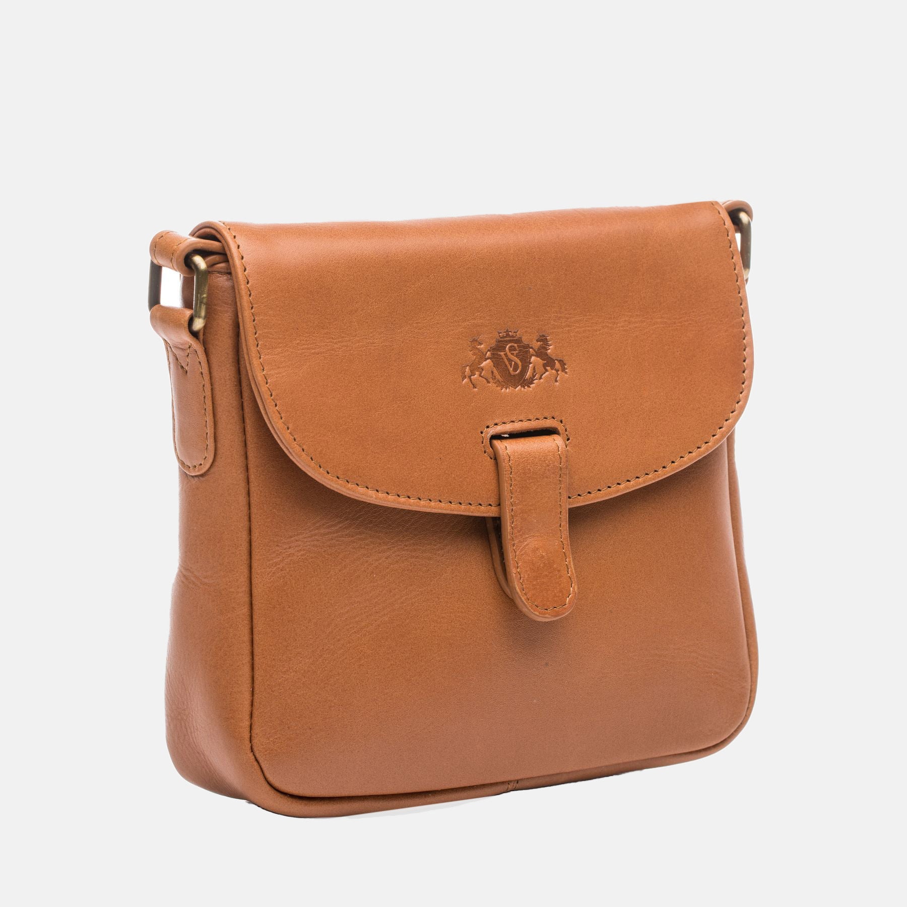 Umhängetasche IVY Glattleder braun