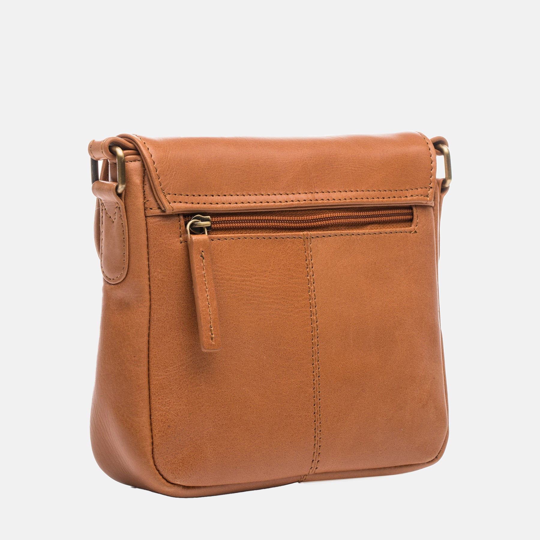 Umhängetasche IVY Glattleder braun