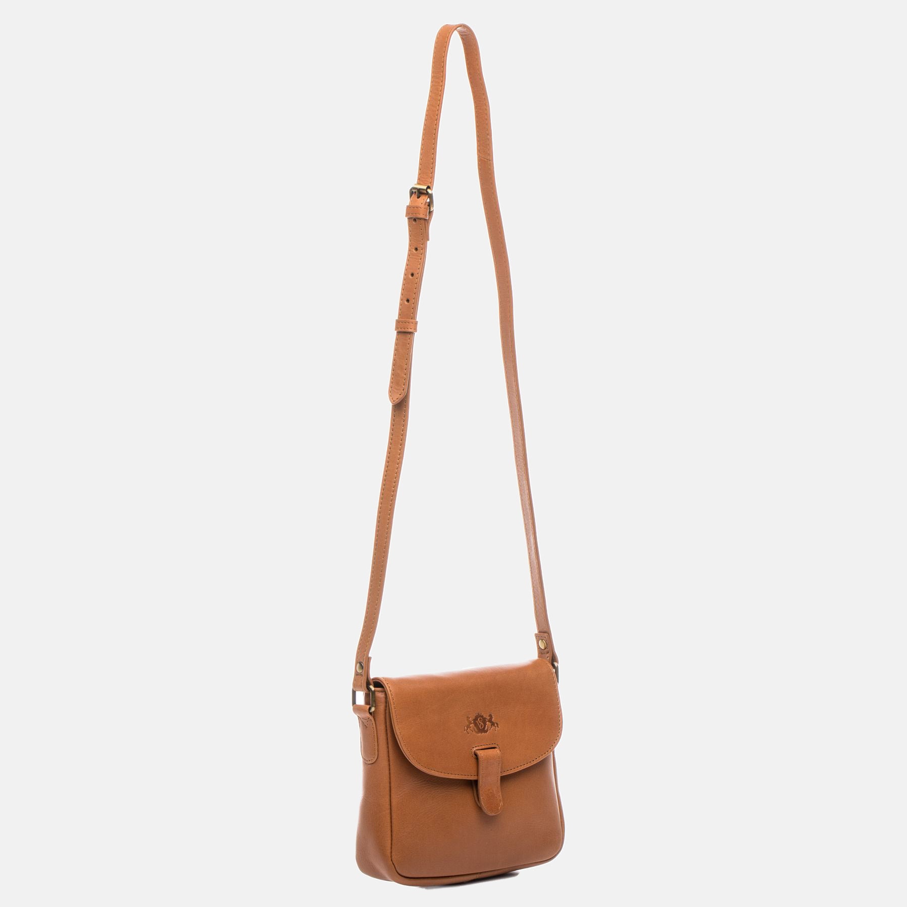 Umhängetasche IVY Glattleder braun
