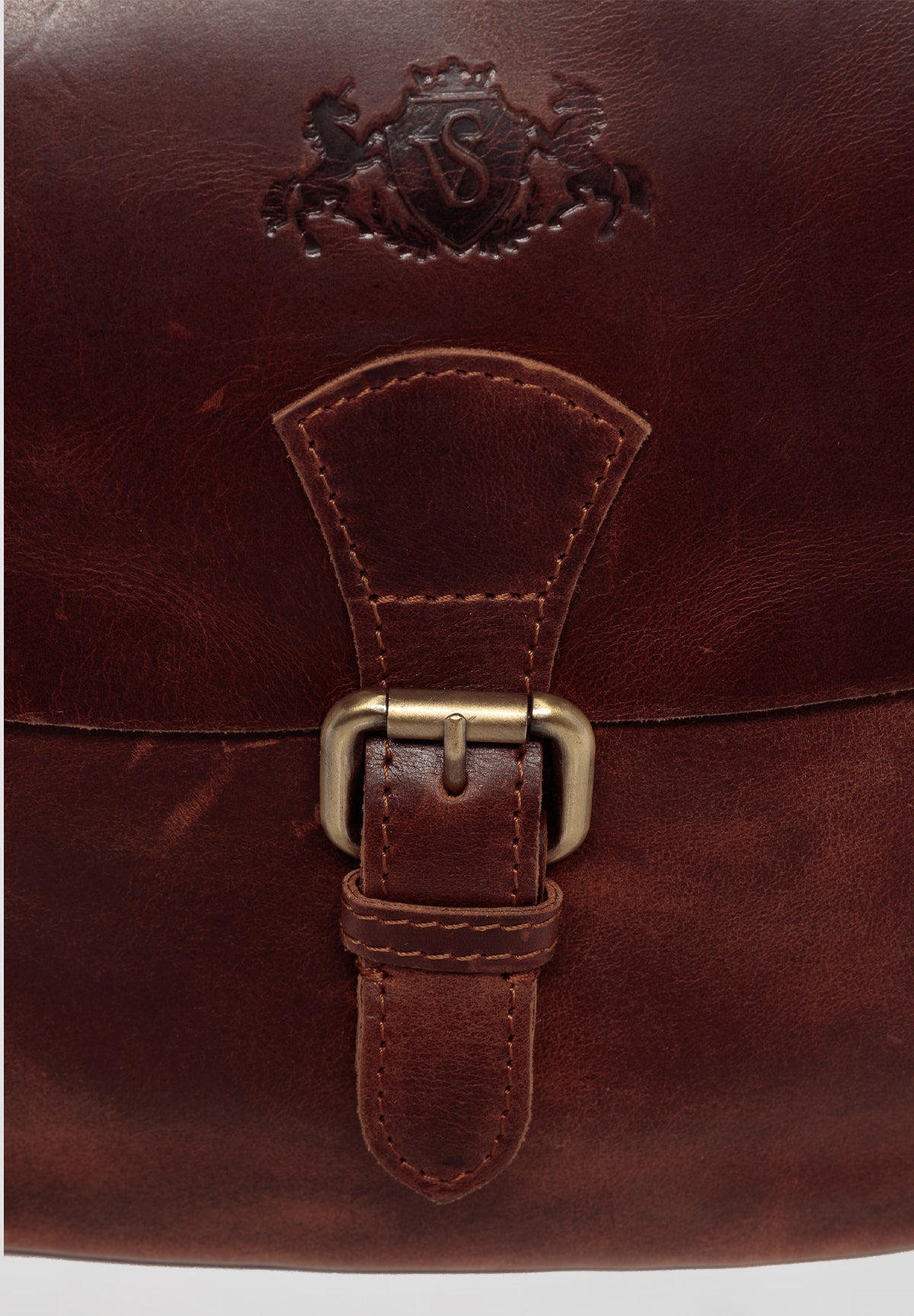 Umhängetasche YALE Natur-Leder Damen