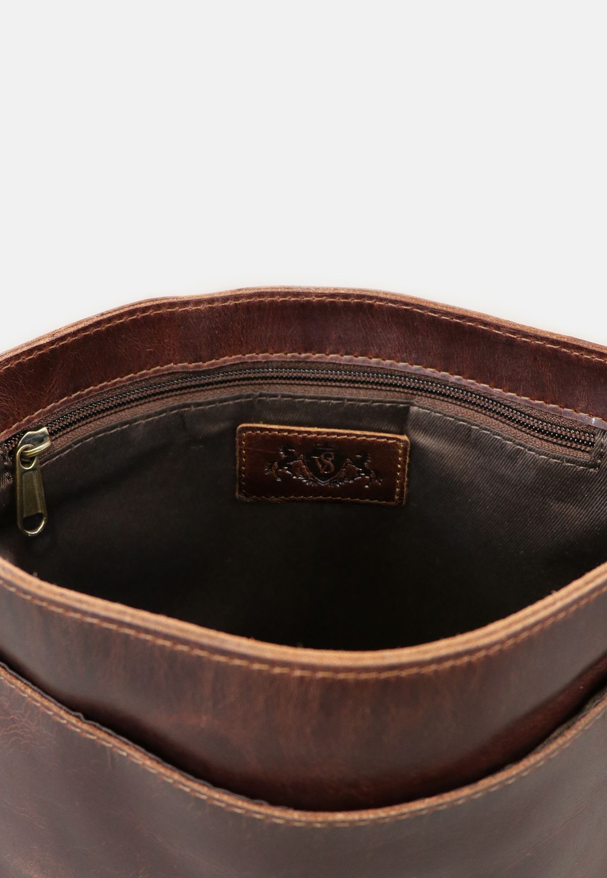 Umhängetasche YALE Natur-Leder Damen