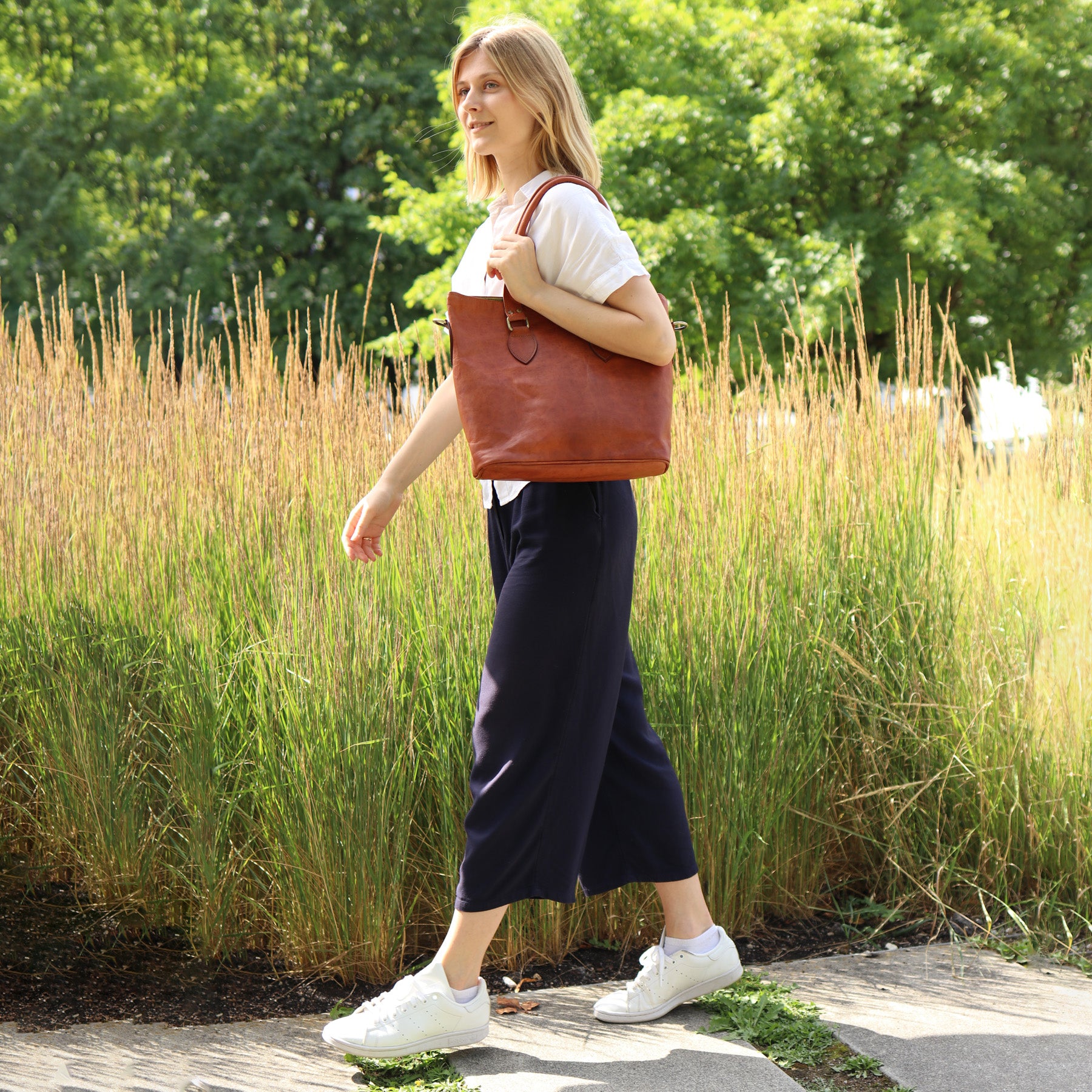 Shopper SKYLAR Naturleder braun