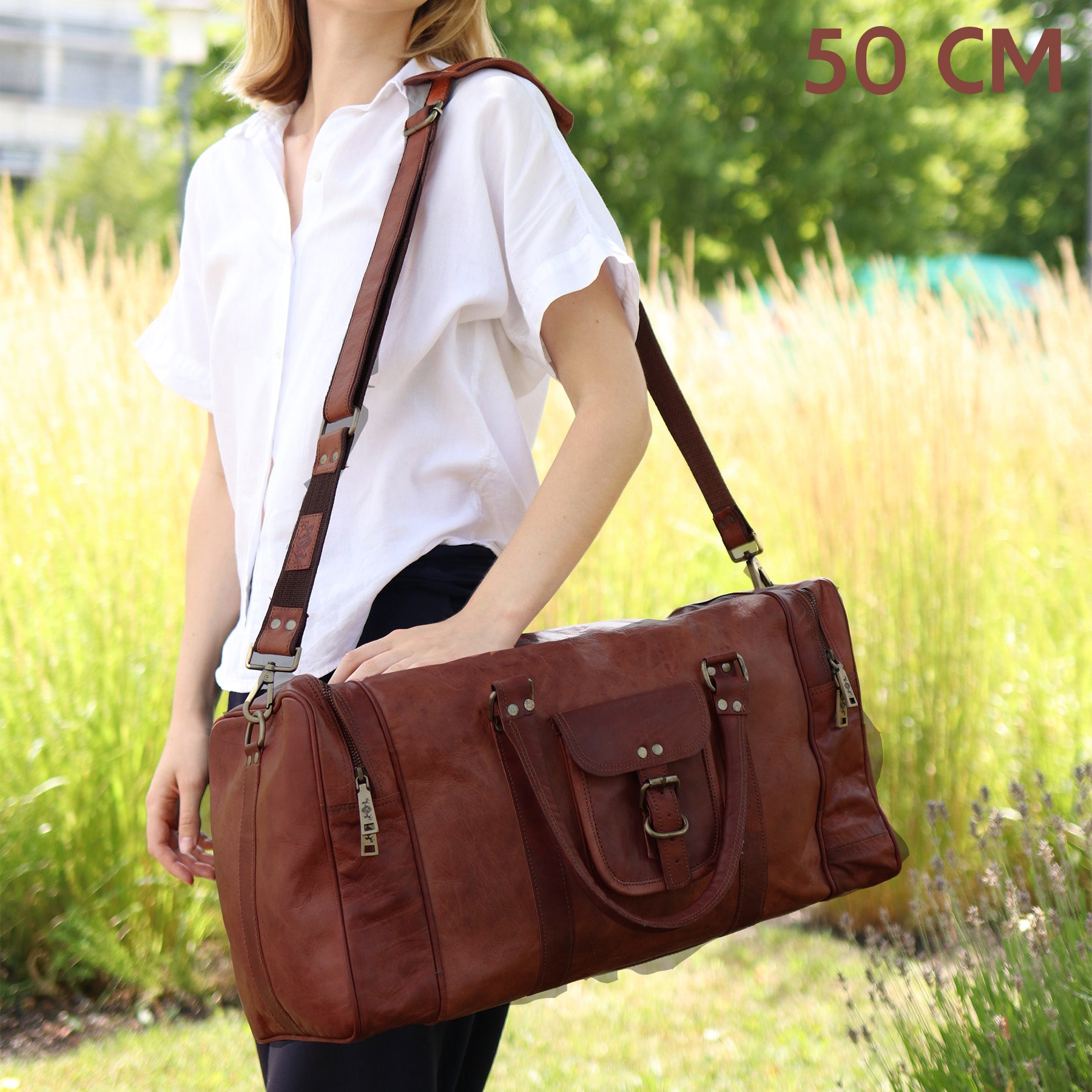 Reisetasche LANDON Ziegenleder