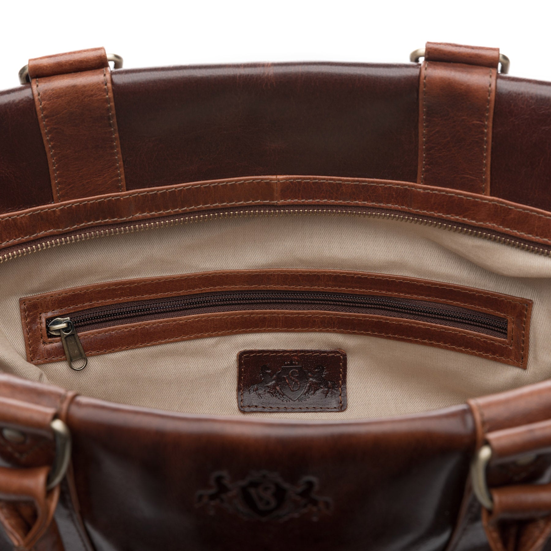 Reisetasche CHAD Büffelleder vintage-braun