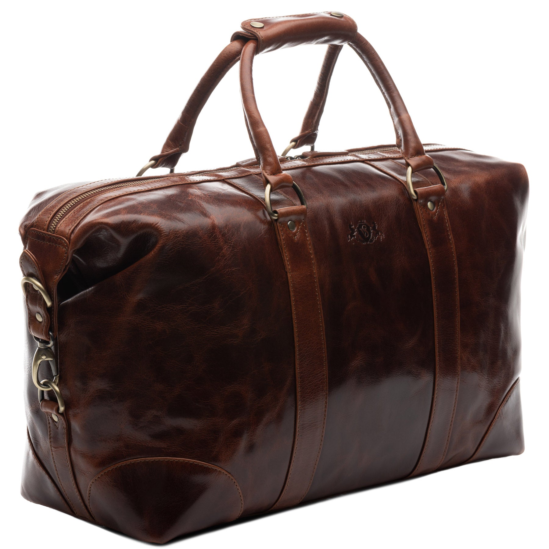 Reisetasche CHAD Büffelleder vintage-braun