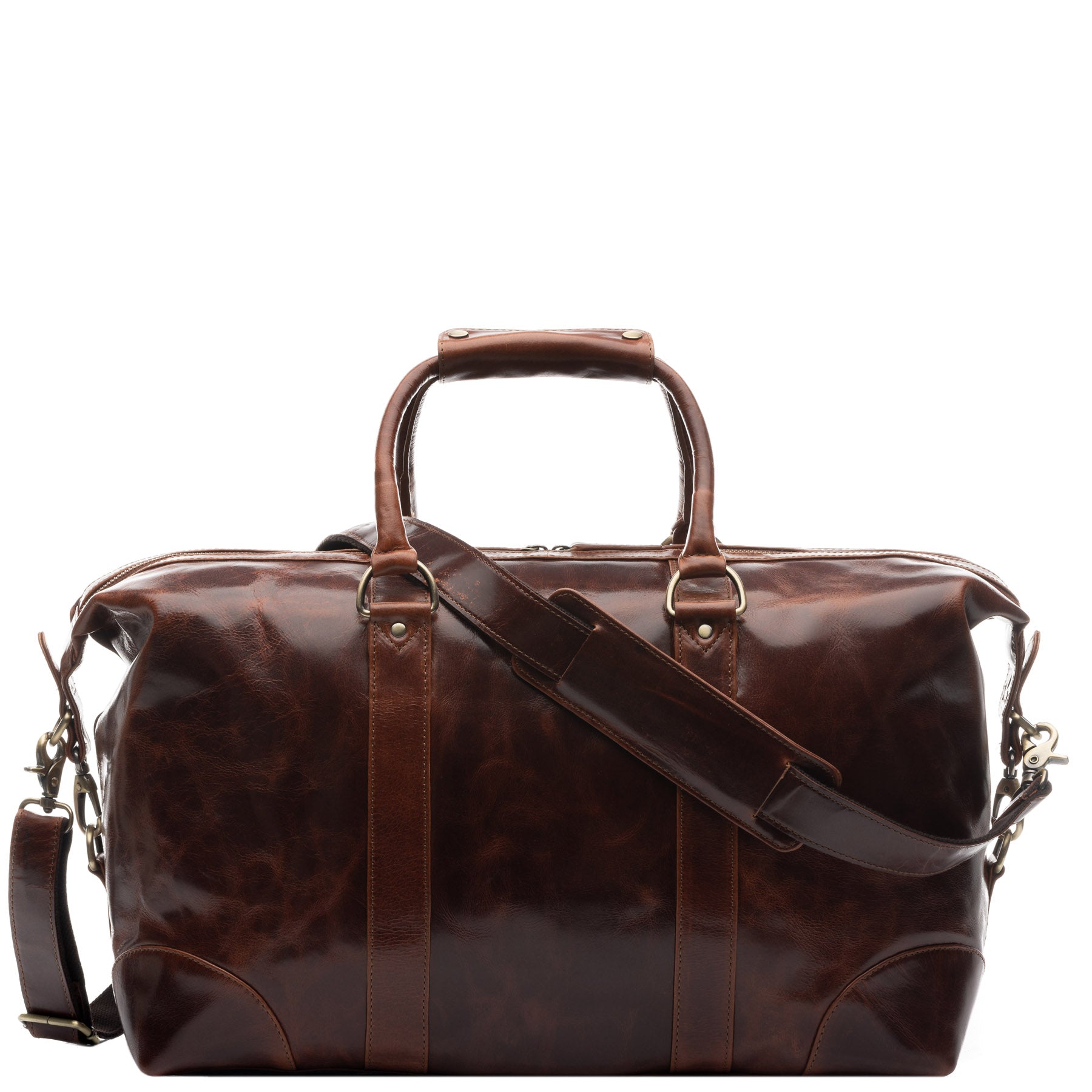 Reisetasche CHAD Büffelleder vintage-braun