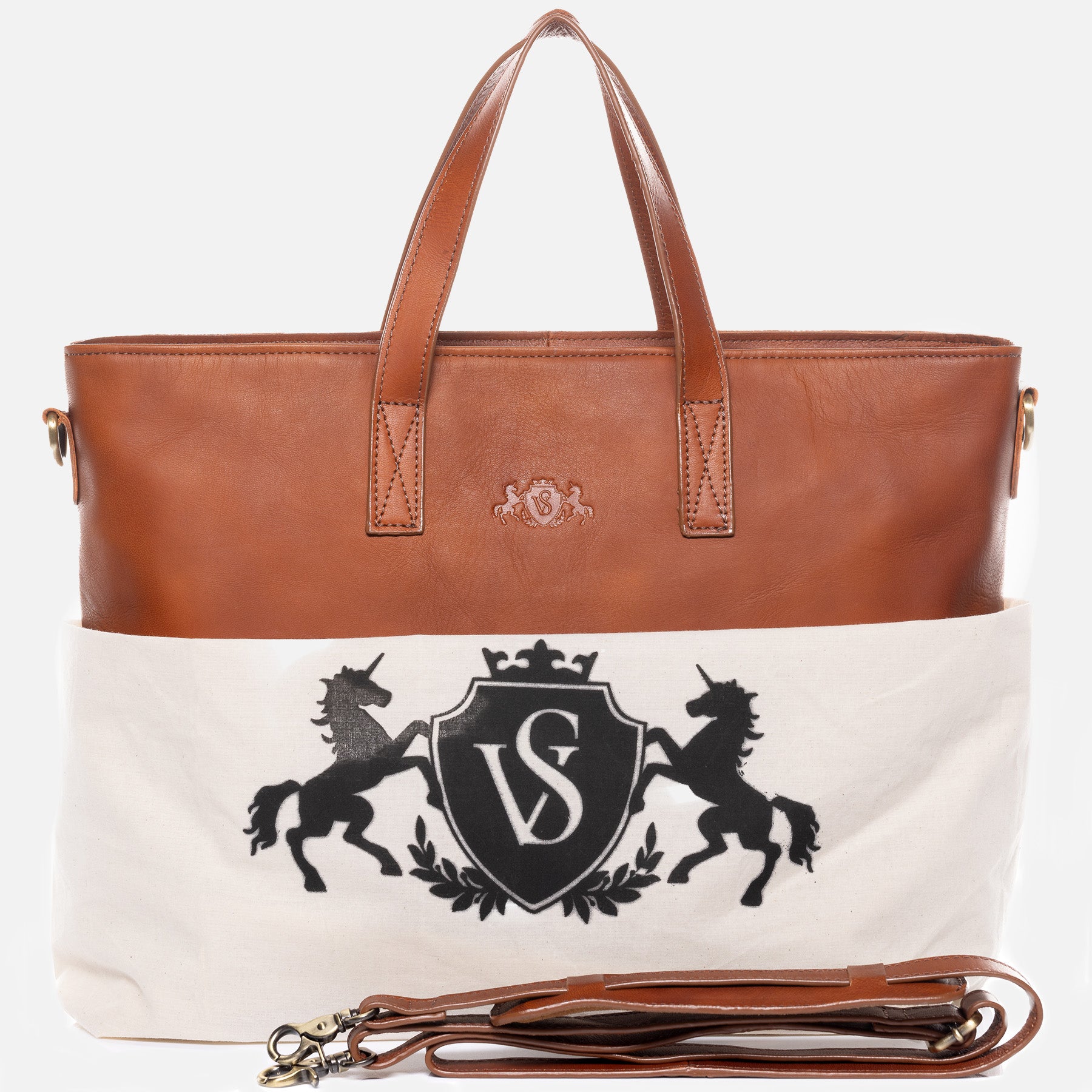 Shopper LIVIE Glattleder braun