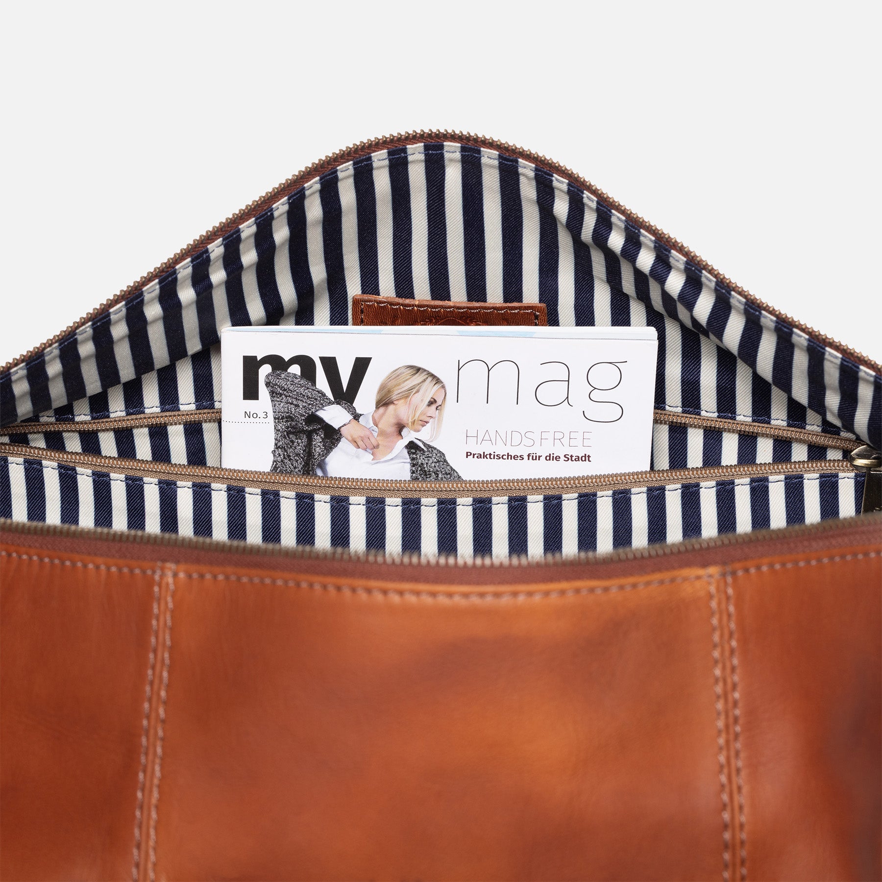 Weekender HARPER Nappa Leder braun